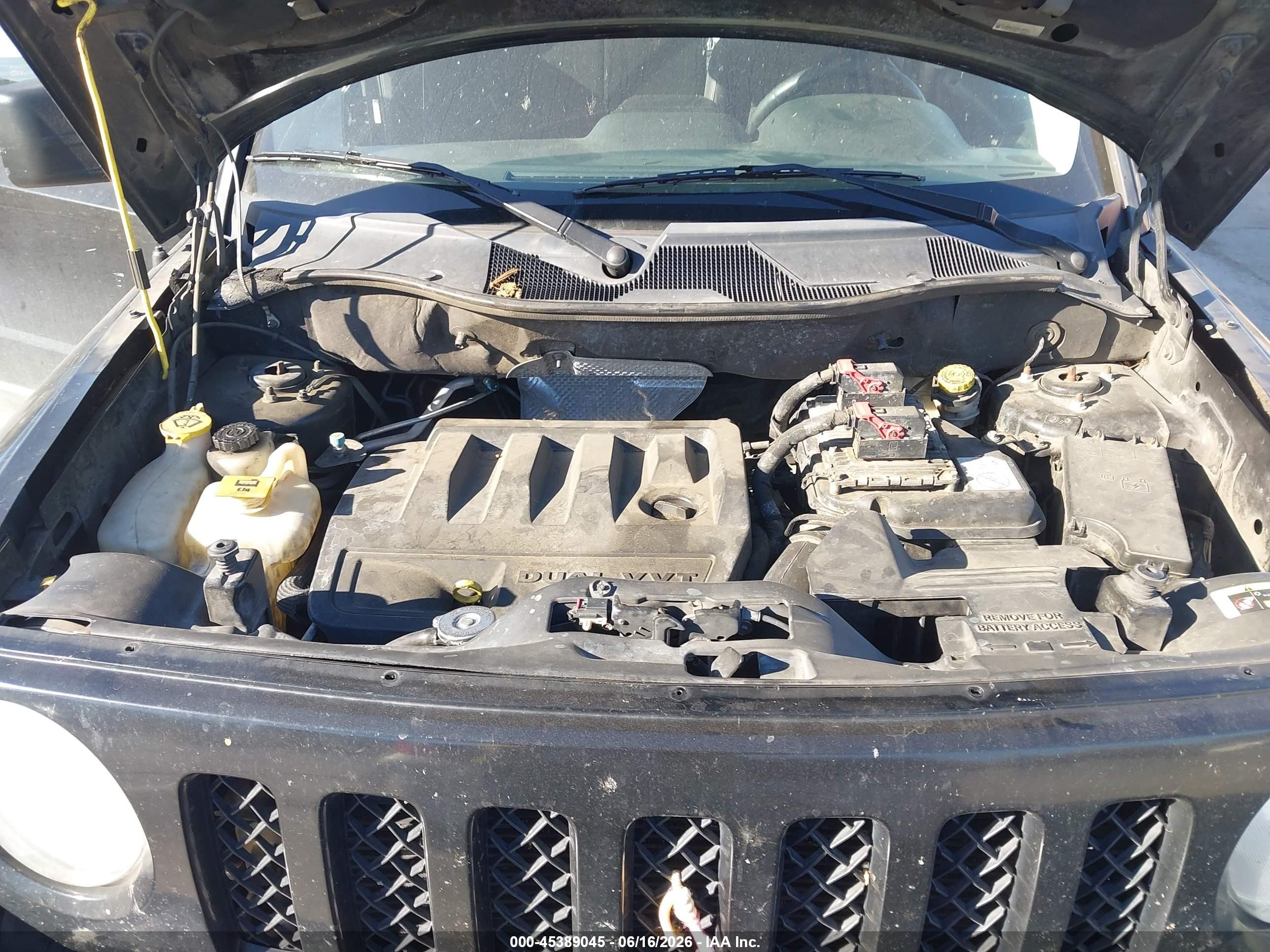 2014 Jeep Patriot Latitude Black vin: 1C4NJPFB2ED630817