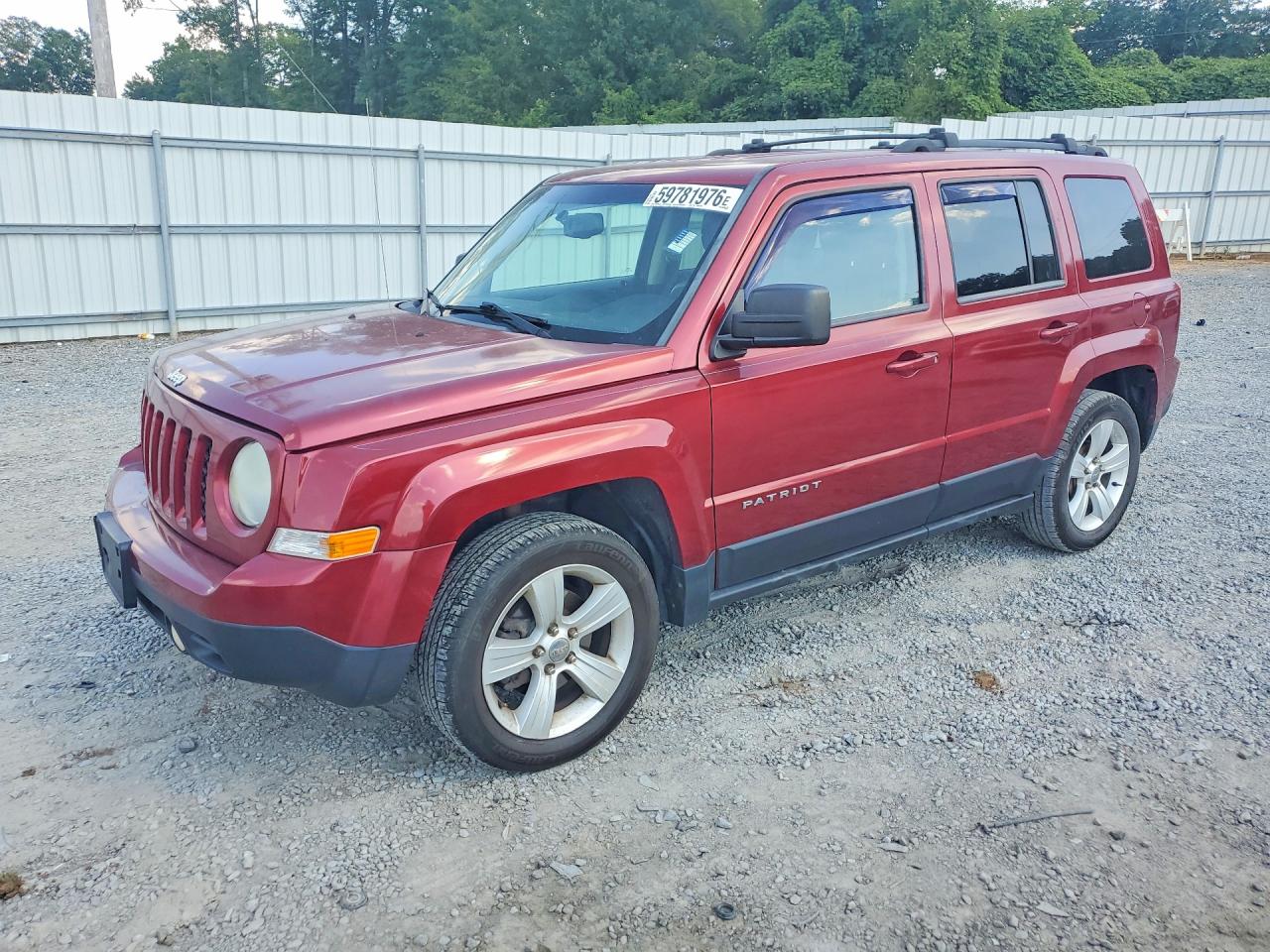 2014 Jeep Patriot Latitude Red vin: 1C4NJPFB3ED510265