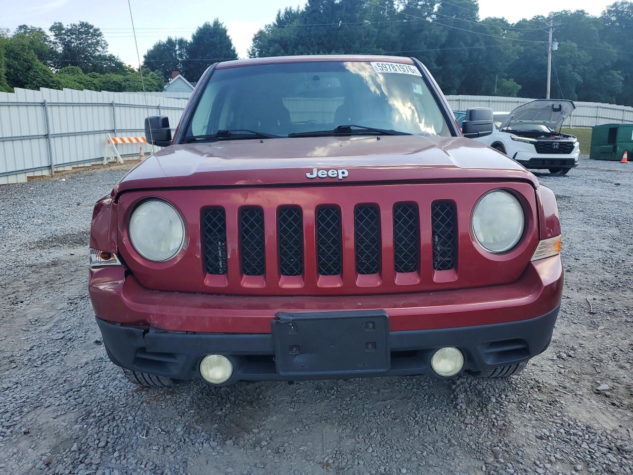 2014 Jeep Patriot Latitude Red vin: 1C4NJPFB3ED510265
