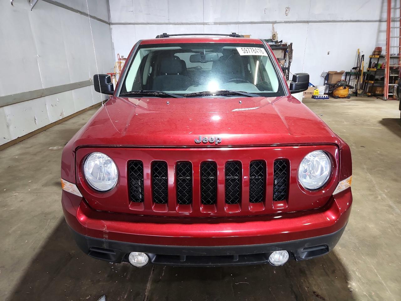 2012 Jeep Patriot Latitude Burgundy vin: 1C4NJPFB4CD639936