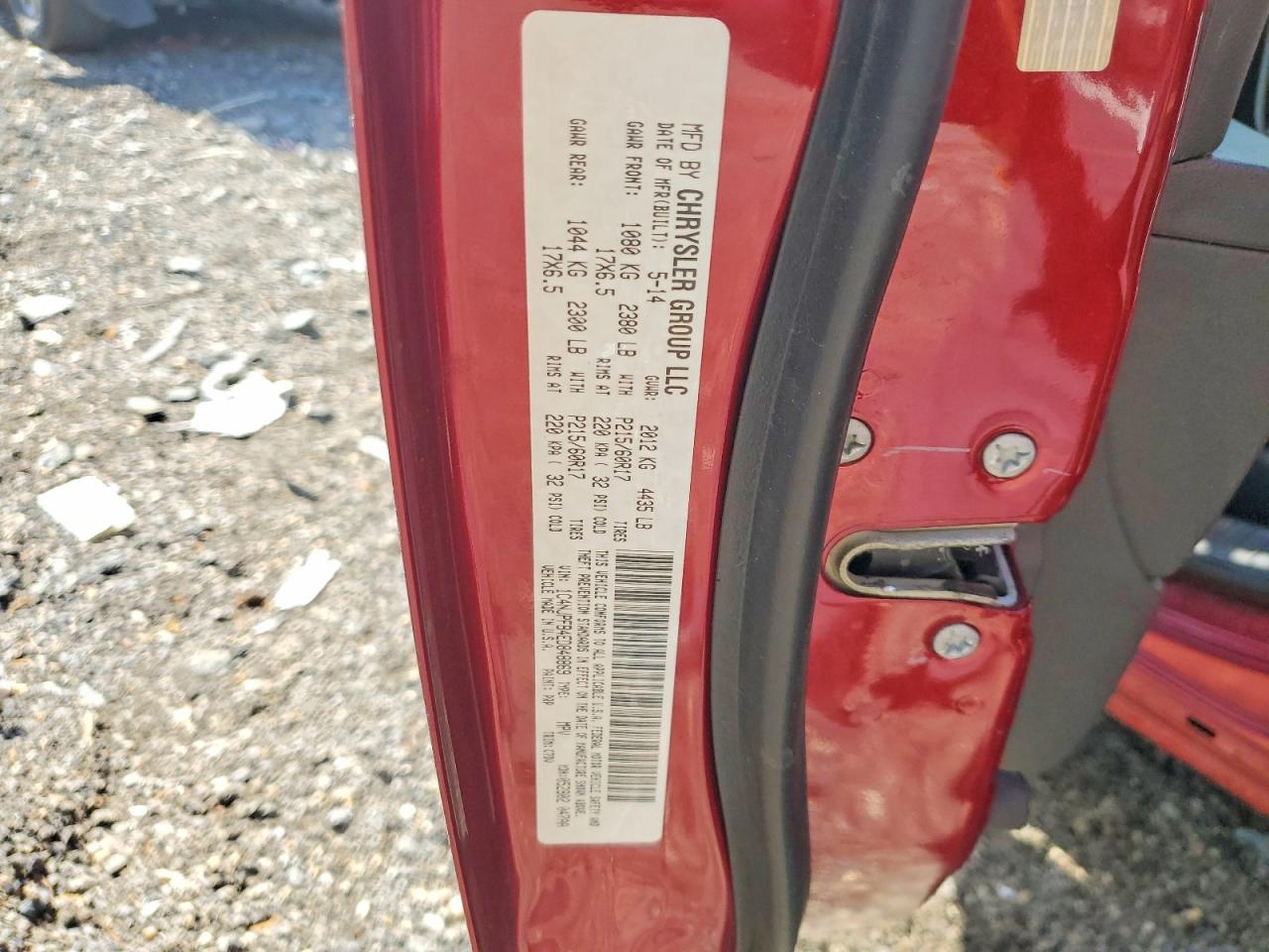 2014 Jeep Patriot Latitude Red vin: 1C4NJPFB4ED848869