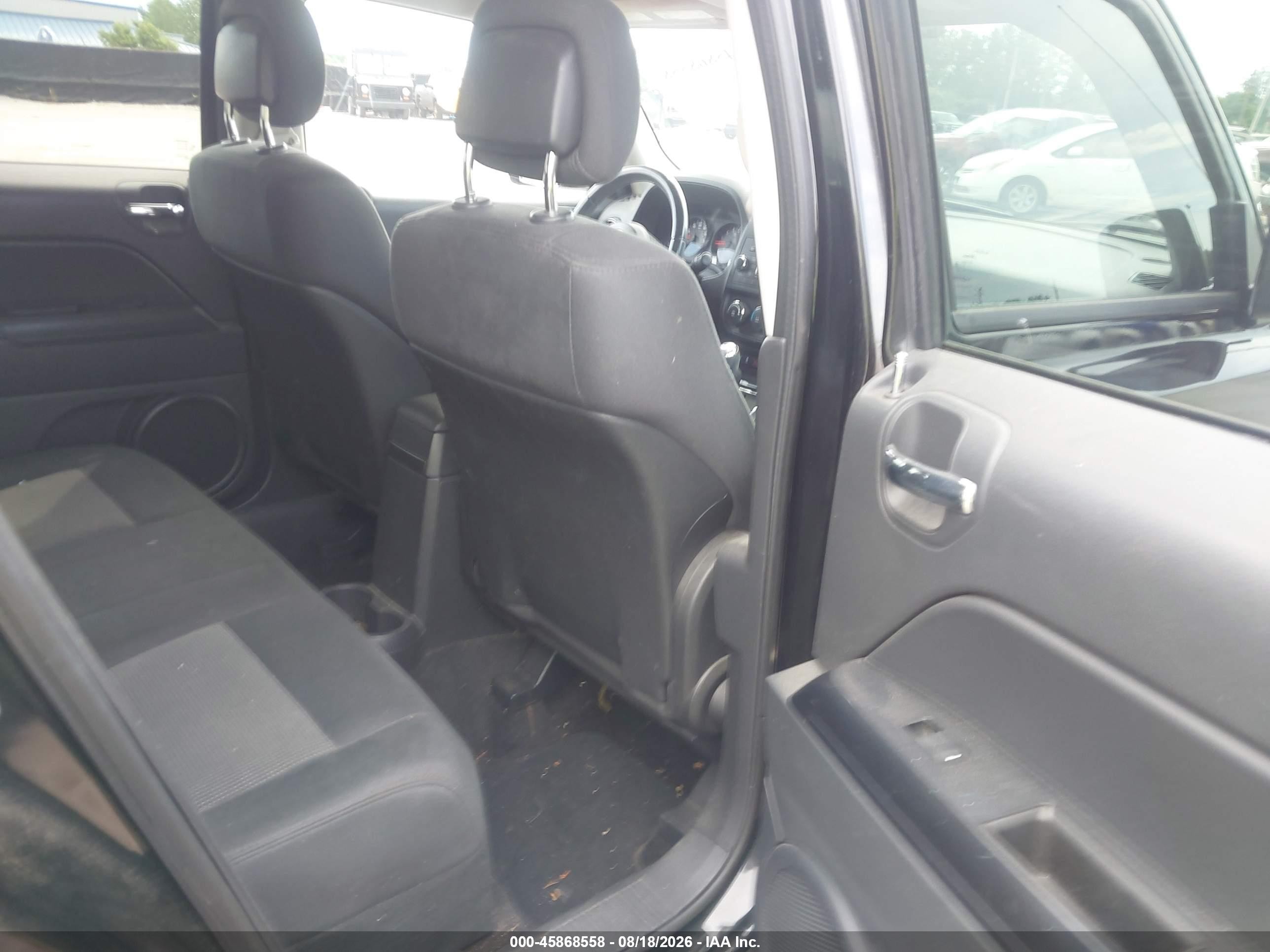 2012 Jeep Patriot Latitude Черный vin: 1C4NJPFB5CD660570