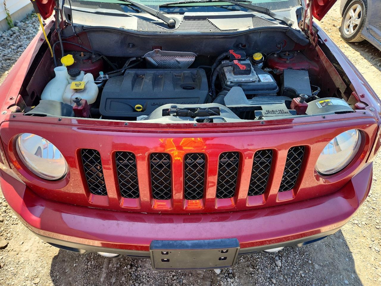 2014 Jeep Patriot Latitude Красный vin: 1C4NJPFB5ED547883