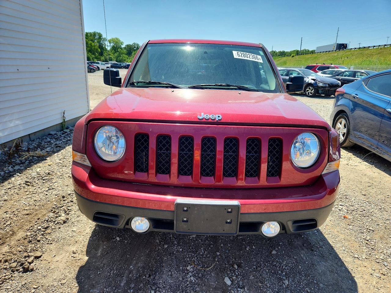 2014 Jeep Patriot Latitude Красный vin: 1C4NJPFB5ED547883