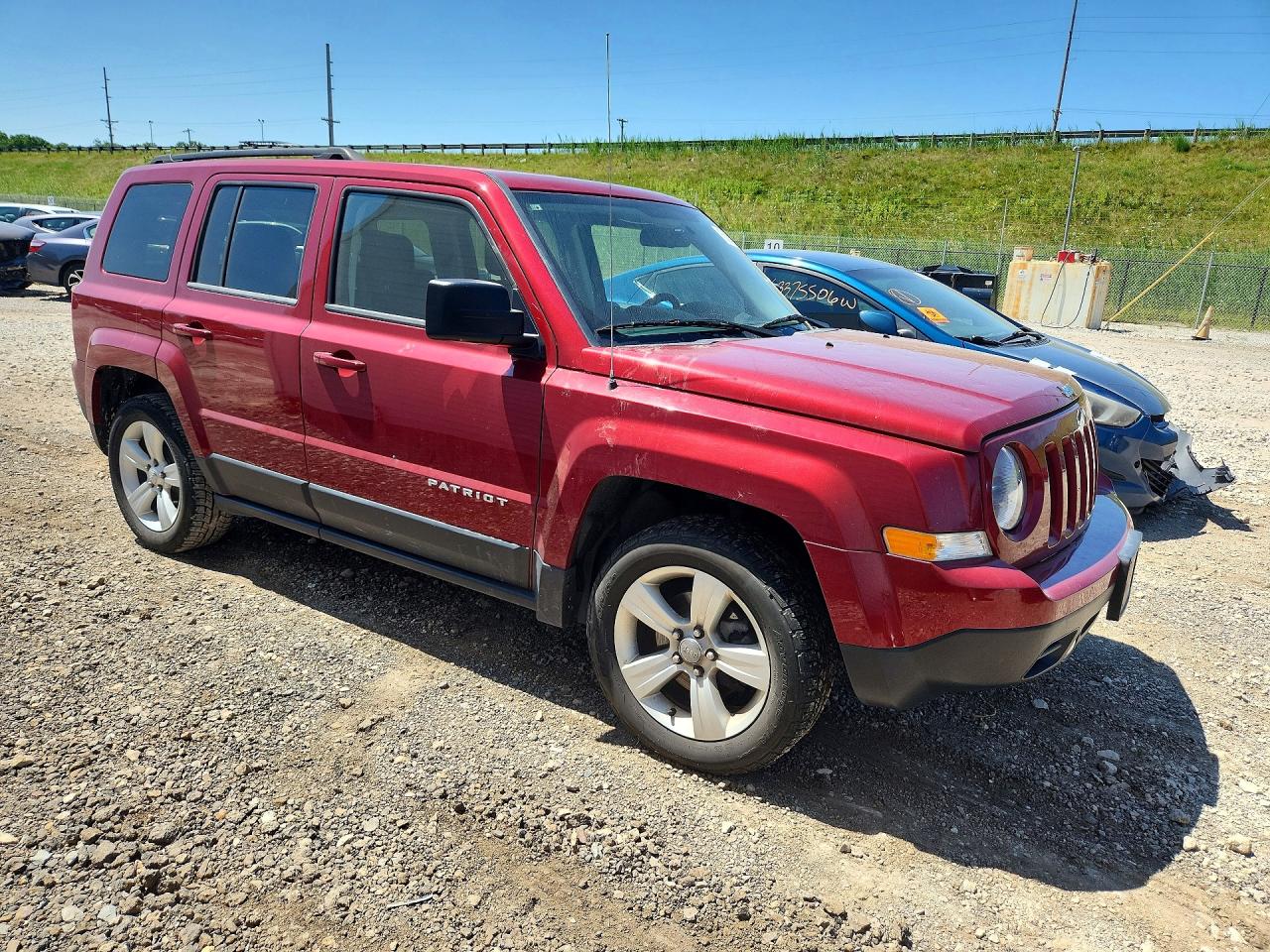 2014 Jeep Patriot Latitude Красный vin: 1C4NJPFB5ED547883