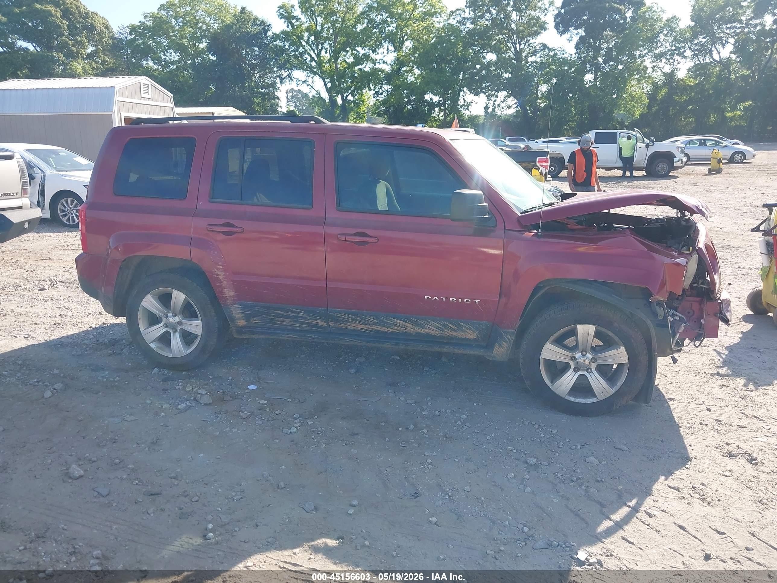 2014 Jeep Patriot Latitude Burgundy vin: 1C4NJPFB5ED905841