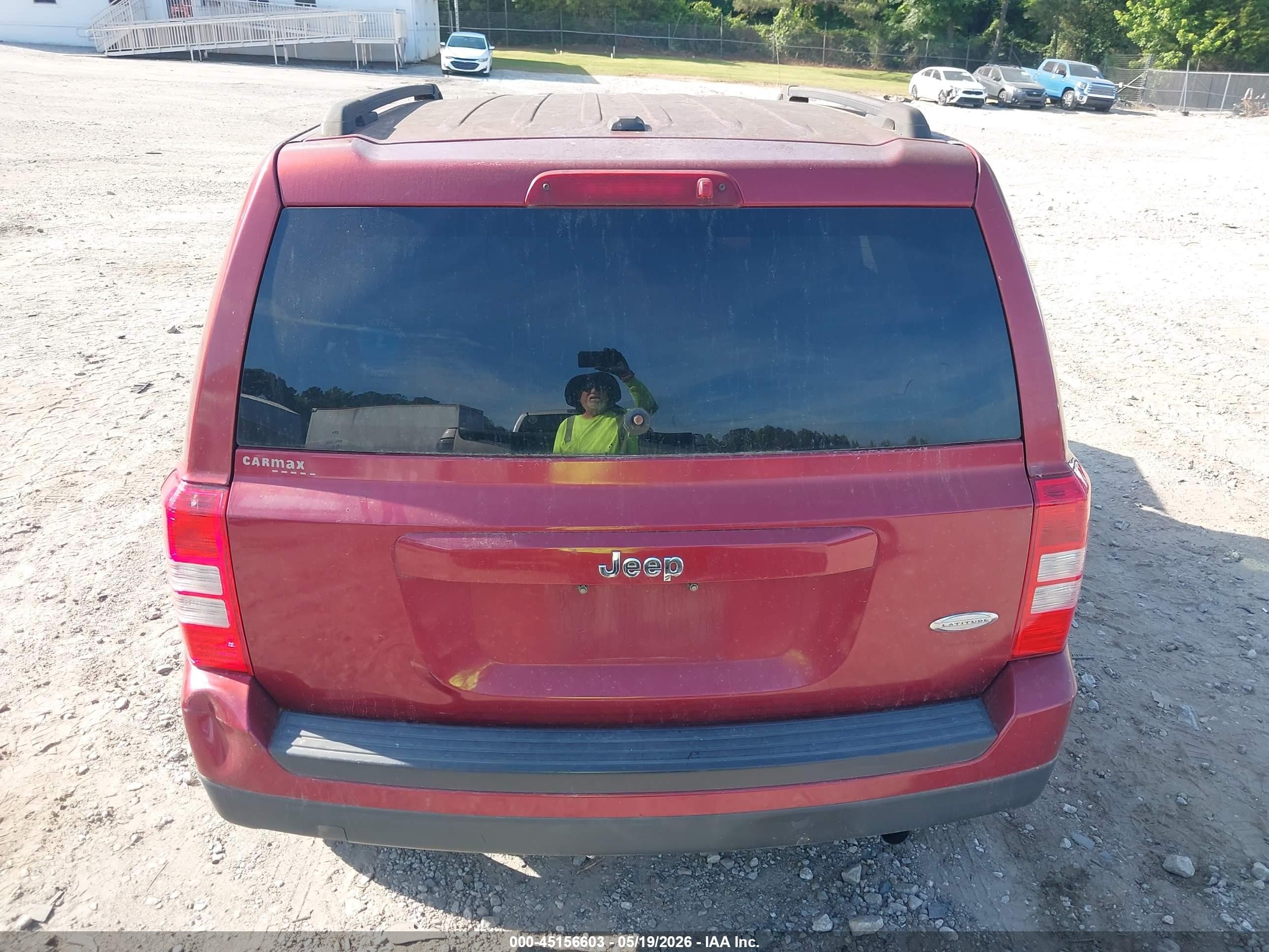 2014 Jeep Patriot Latitude Burgundy vin: 1C4NJPFB5ED905841