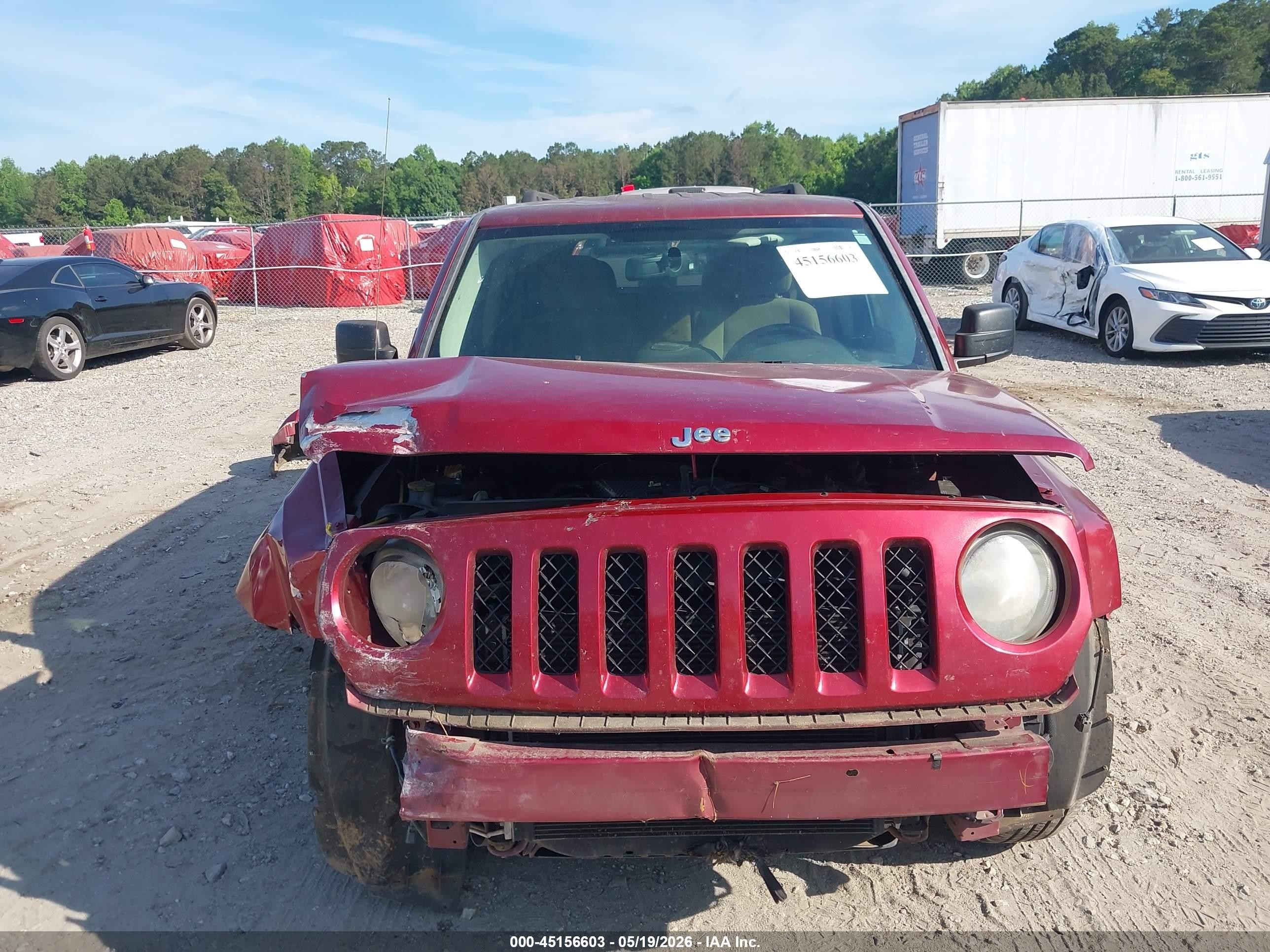 2014 Jeep Patriot Latitude Burgundy vin: 1C4NJPFB5ED905841
