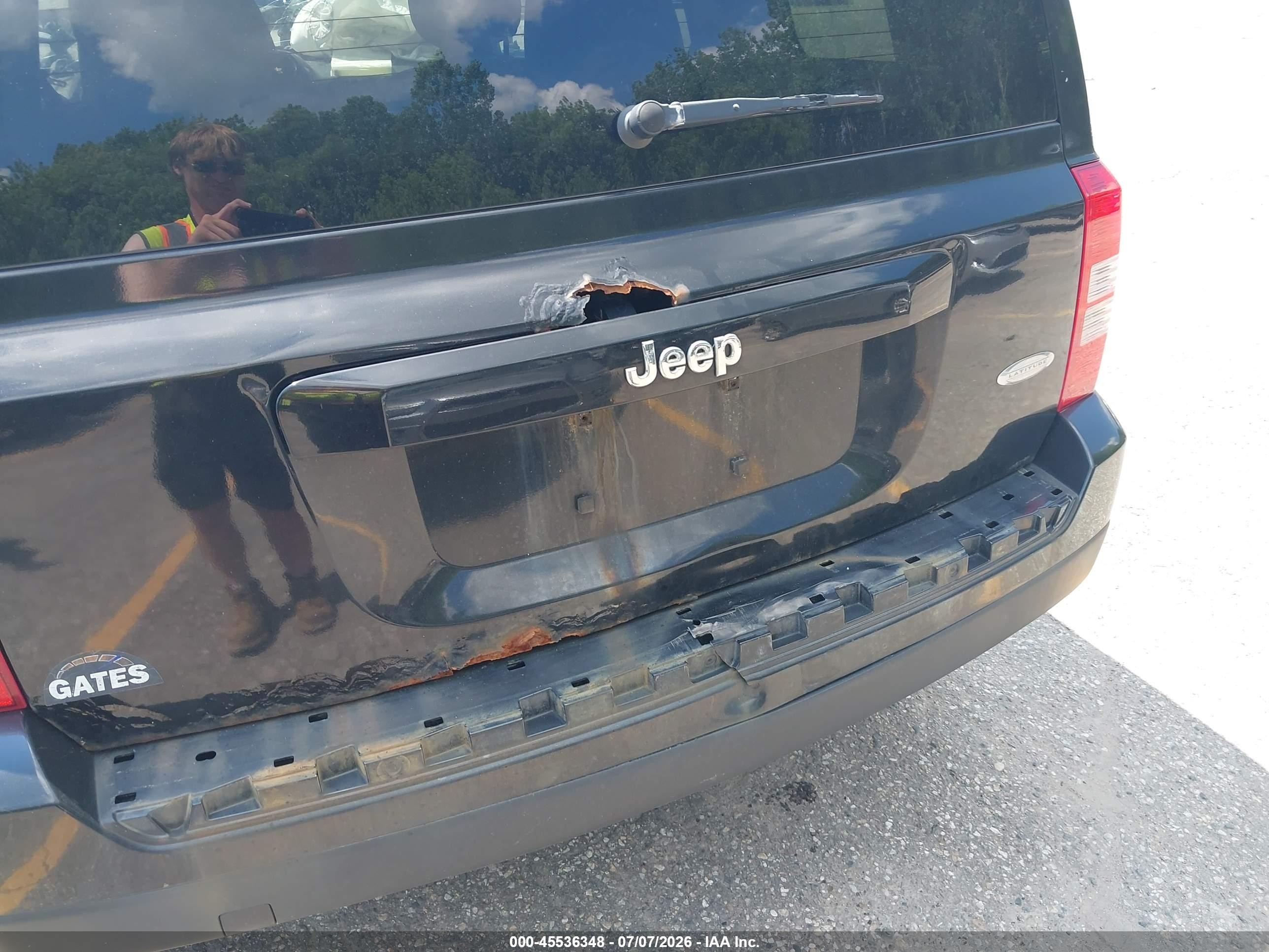 2013 Jeep Patriot Latitude Black vin: 1C4NJPFB6DD223596