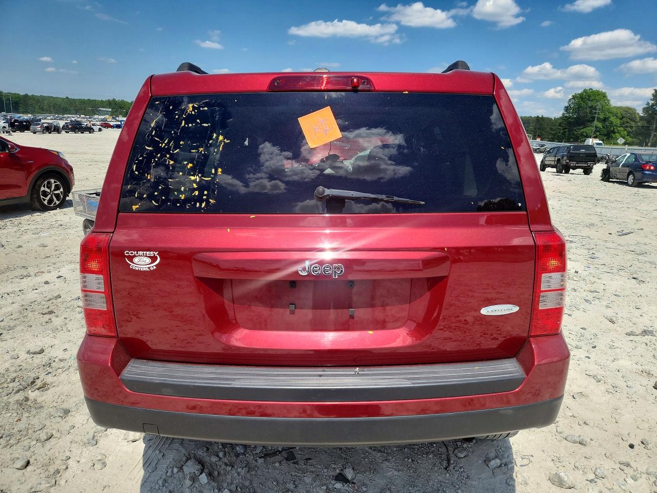 2015 Jeep Patriot Latitude Бордовый vin: 1C4NJPFB6FD367121