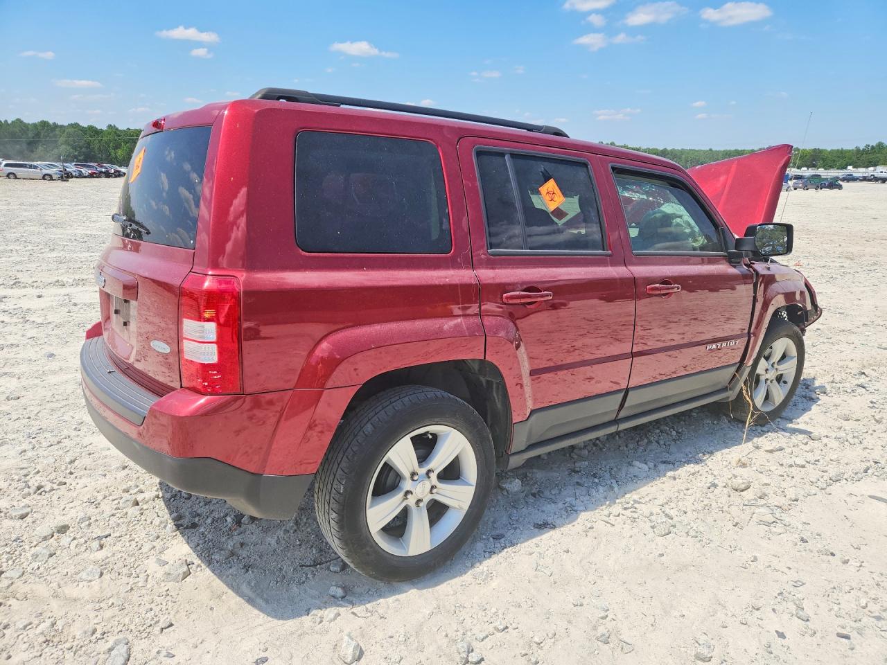 2015 Jeep Patriot Latitude Бордовый vin: 1C4NJPFB6FD367121