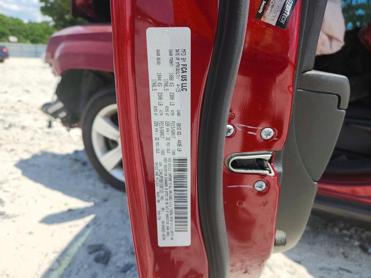 2015 Jeep Patriot Latitude Бордовый vin: 1C4NJPFB6FD367121