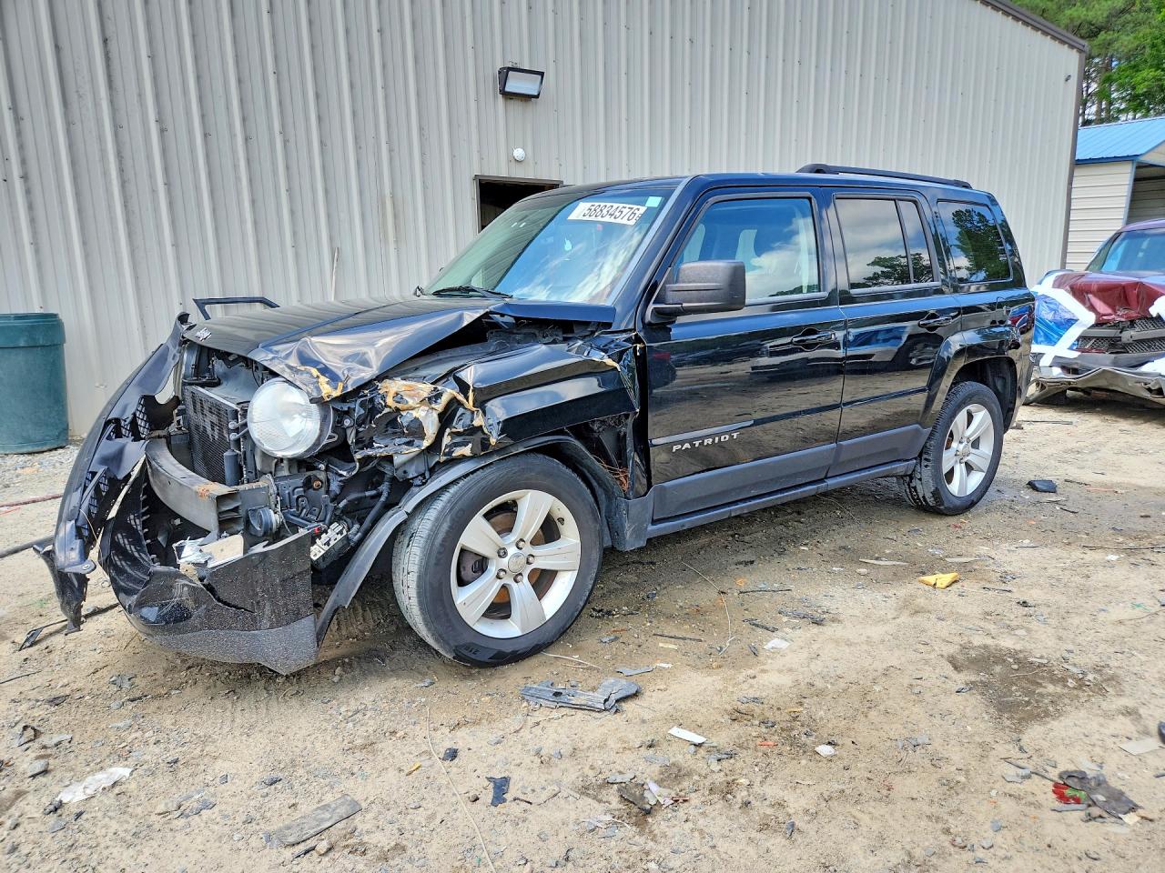 2014 Jeep Patriot Latitude Black vin: 1C4NJPFB8ED586953