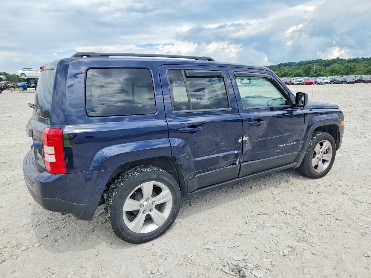 2015 Jeep Patriot Latitude Blue vin: 1C4NJPFB9FD158052