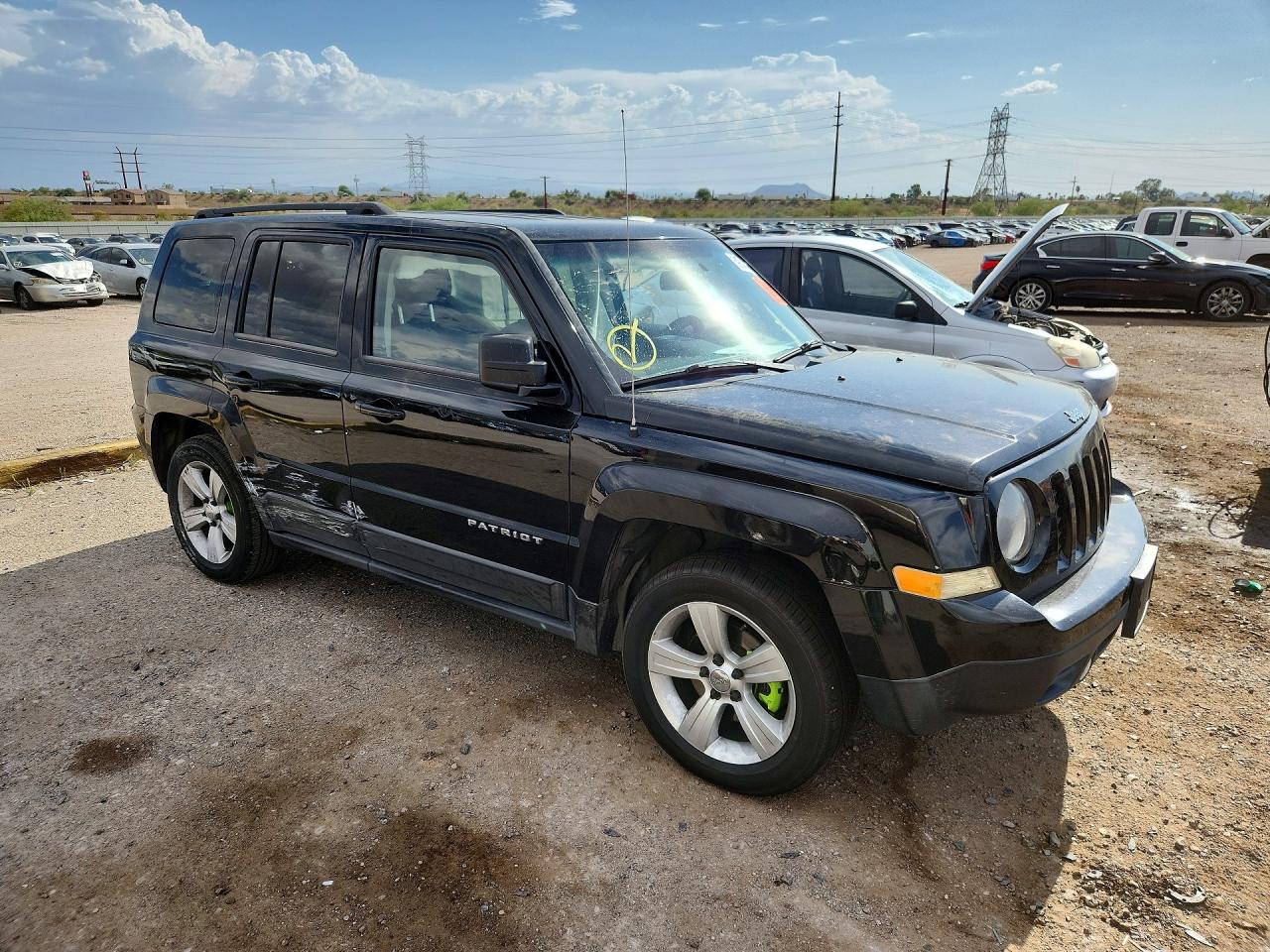 2015 Jeep Patriot Latitude Black vin: 1C4NJPFB9FD401990