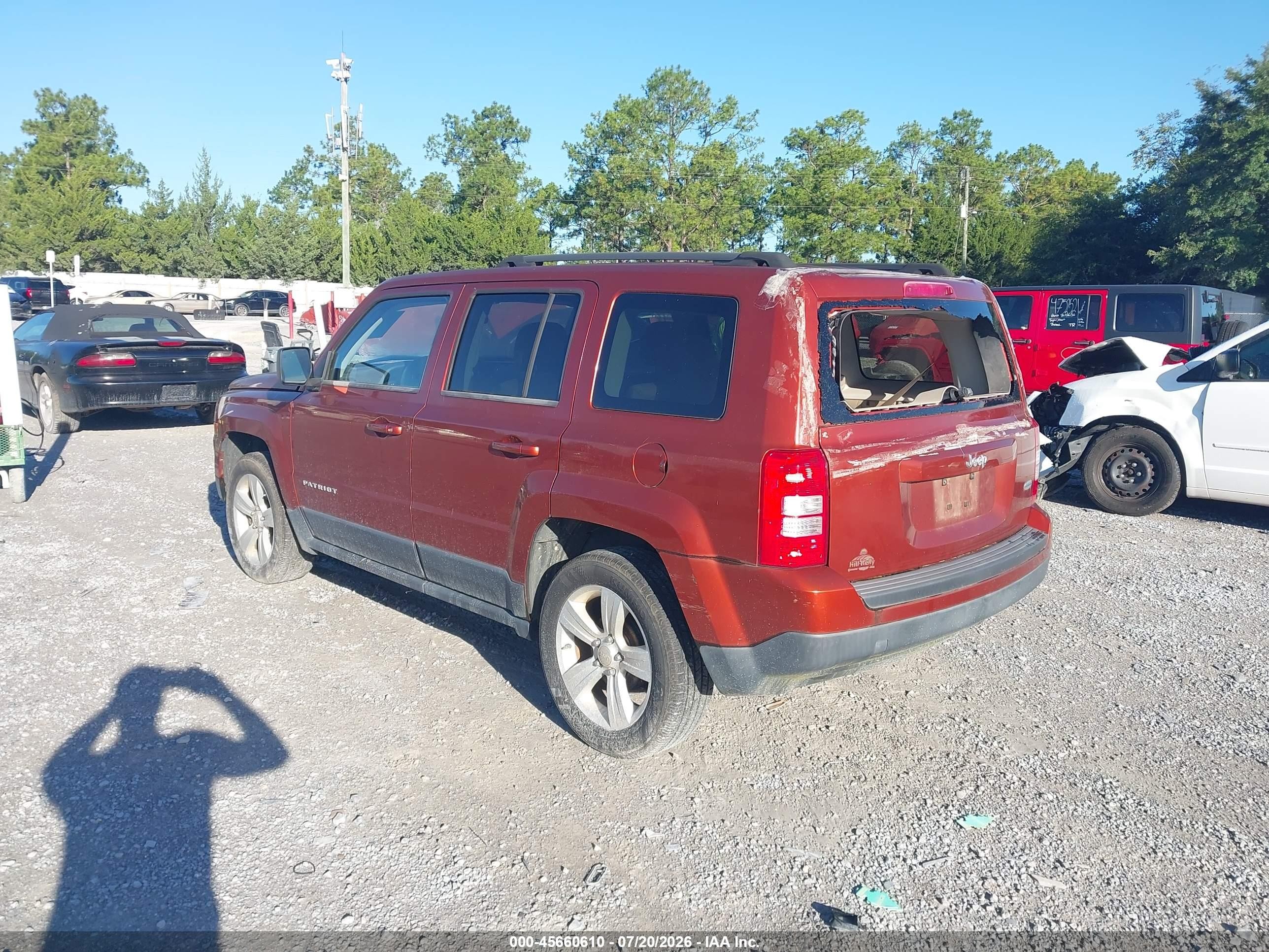 2012 Jeep Patriot Latitude Brown vin: 1C4NJPFBXCD610621