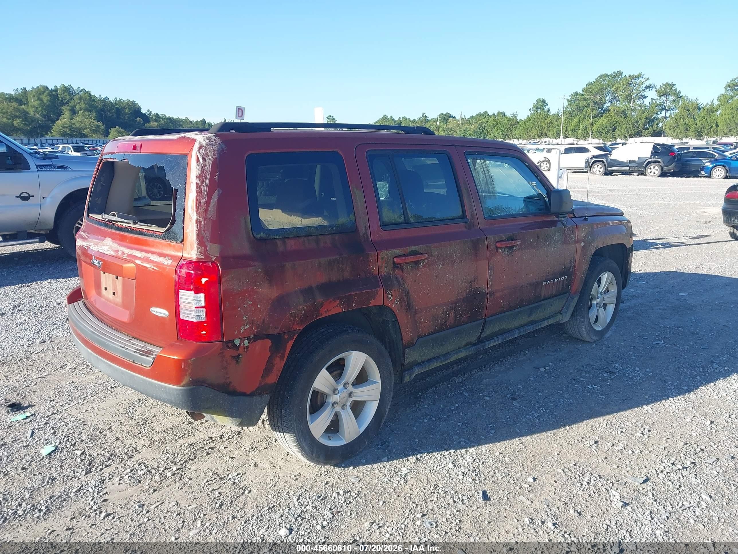 2012 Jeep Patriot Latitude Brown vin: 1C4NJPFBXCD610621