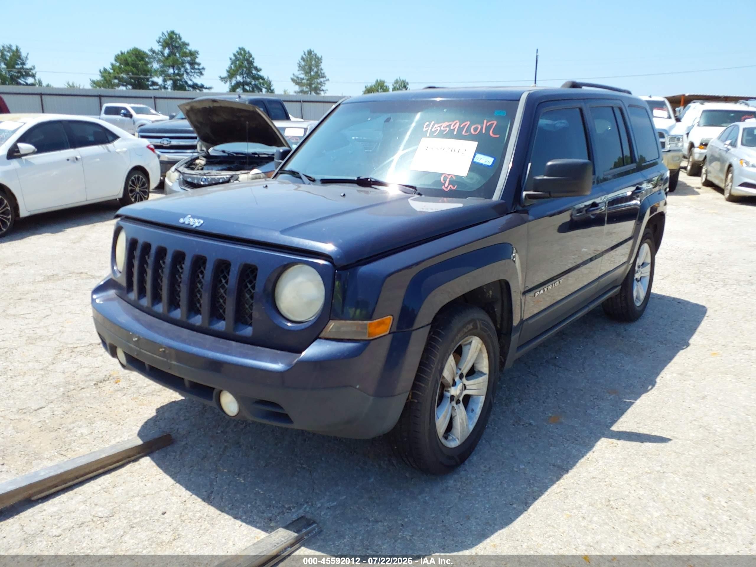 2014 Jeep Patriot Latitude Blue vin: 1C4NJPFBXED850982