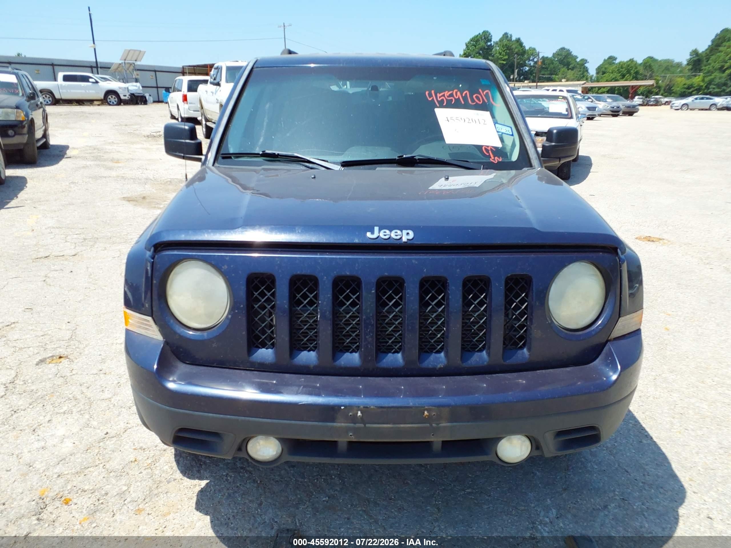 2014 Jeep Patriot Latitude Blue vin: 1C4NJPFBXED850982