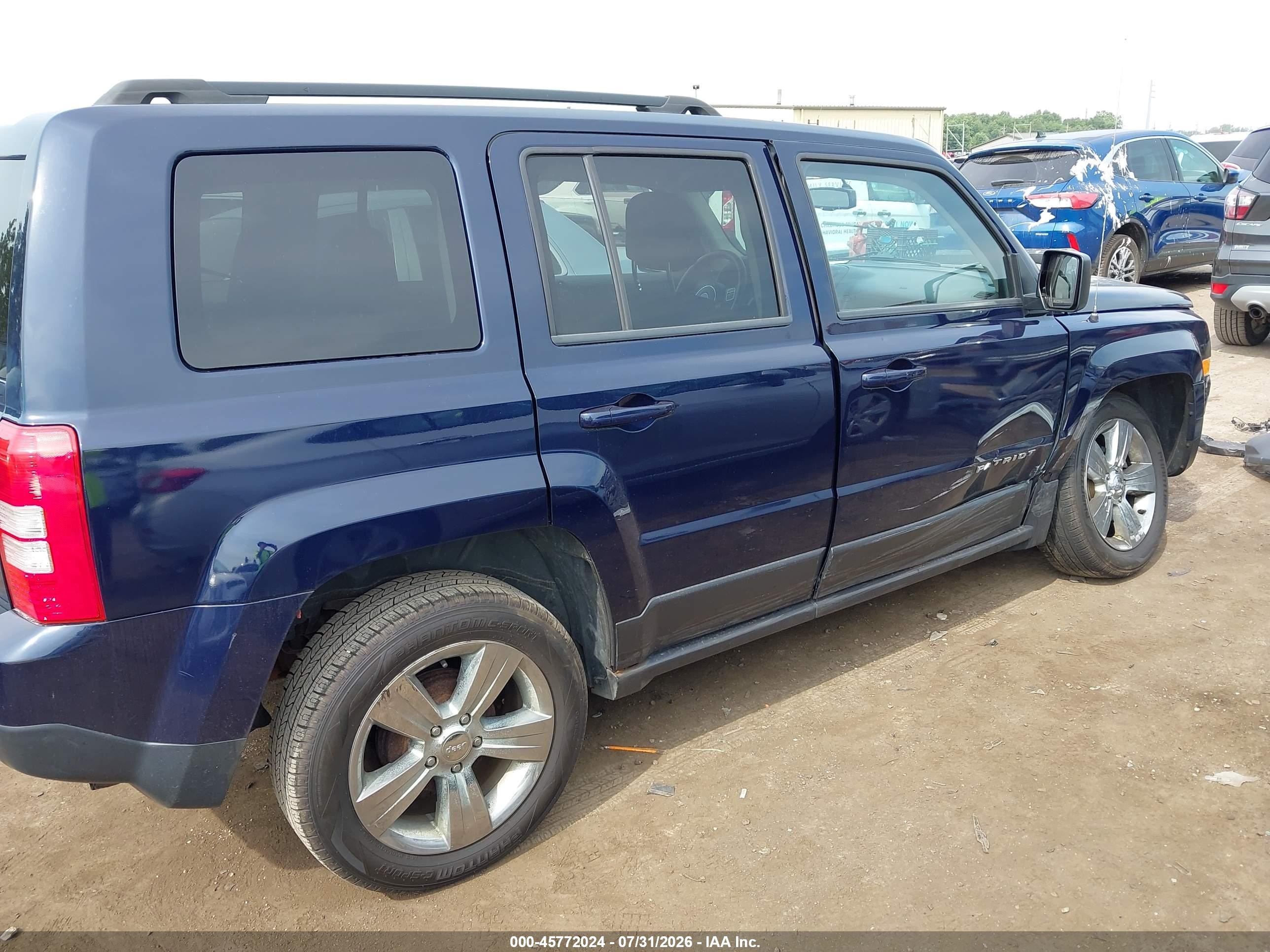 2014 Jeep Patriot Latitude Blue vin: 1C4NJPFBXED887725