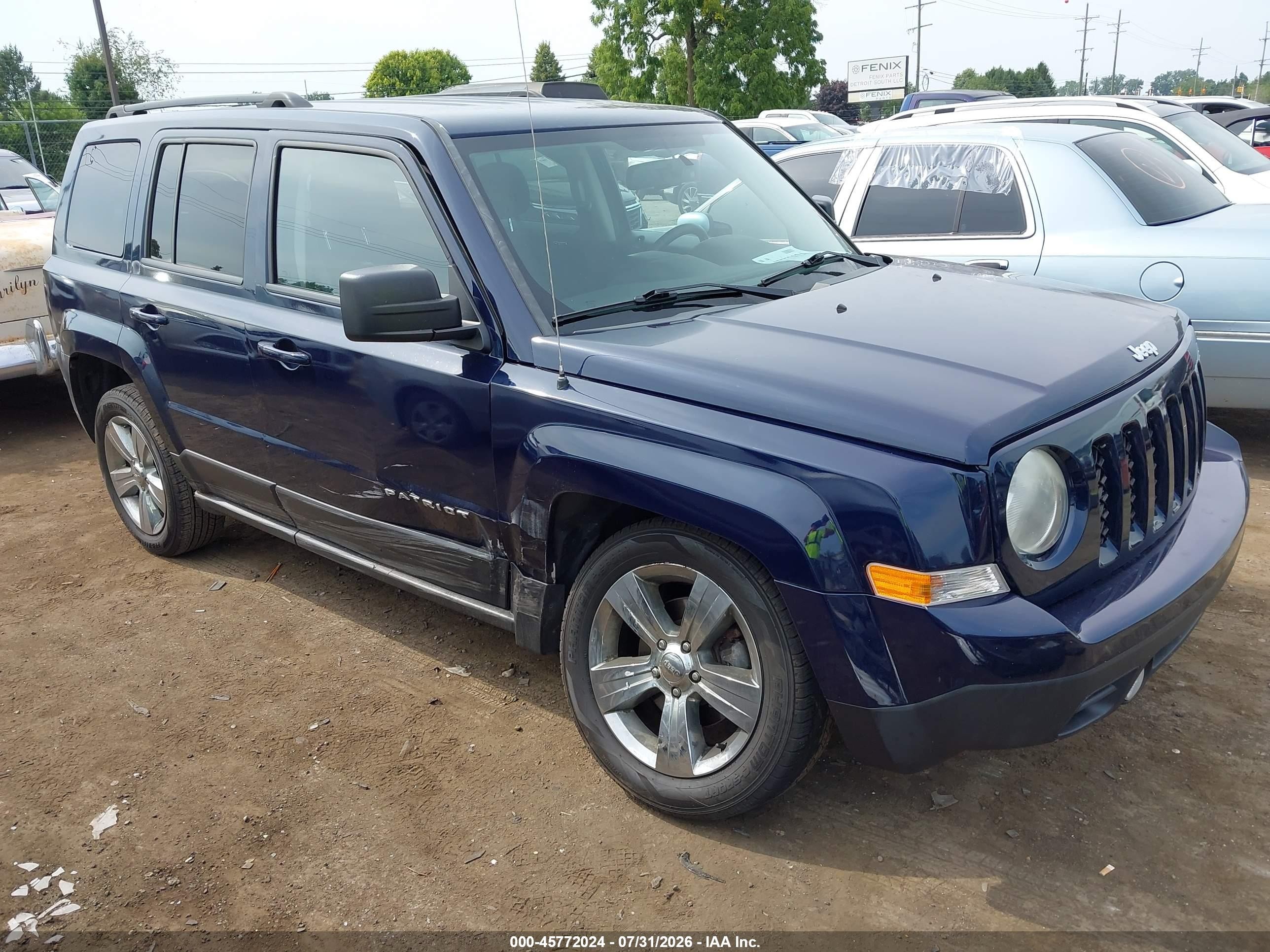 2014 Jeep Patriot Latitude Blue vin: 1C4NJPFBXED887725