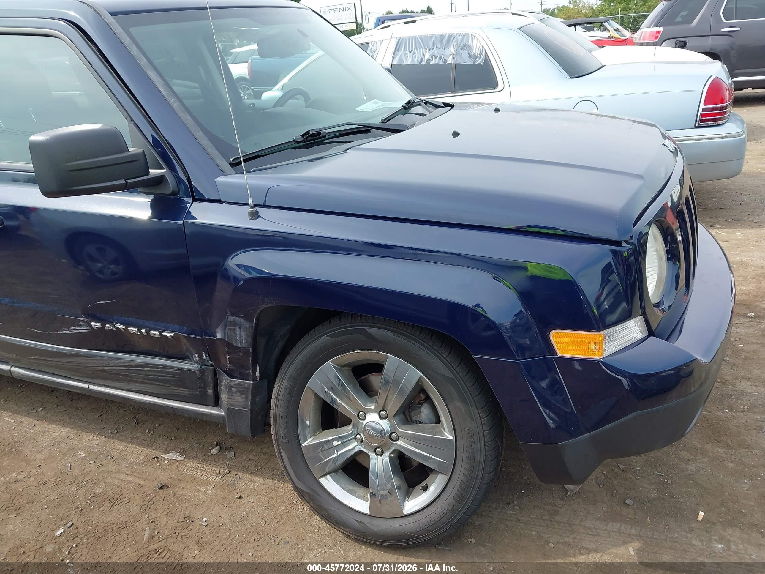 2014 Jeep Patriot Latitude Blue vin: 1C4NJPFBXED887725