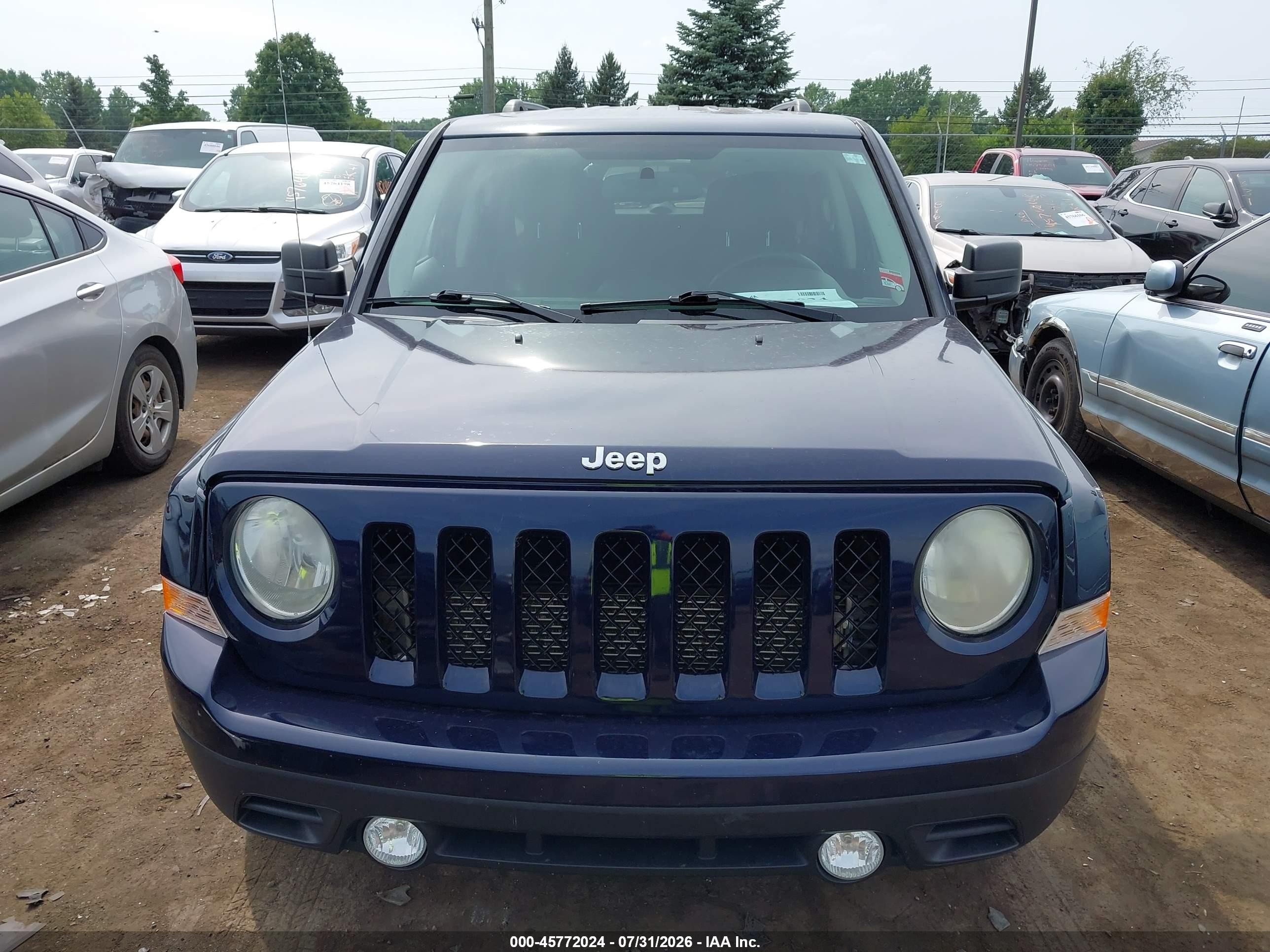 2014 Jeep Patriot Latitude Blue vin: 1C4NJPFBXED887725