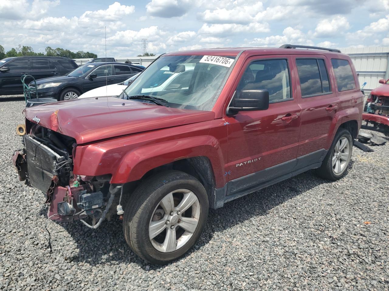 2015 Jeep Patriot Latitude Burgundy vin: 1C4NJPFBXFD297834