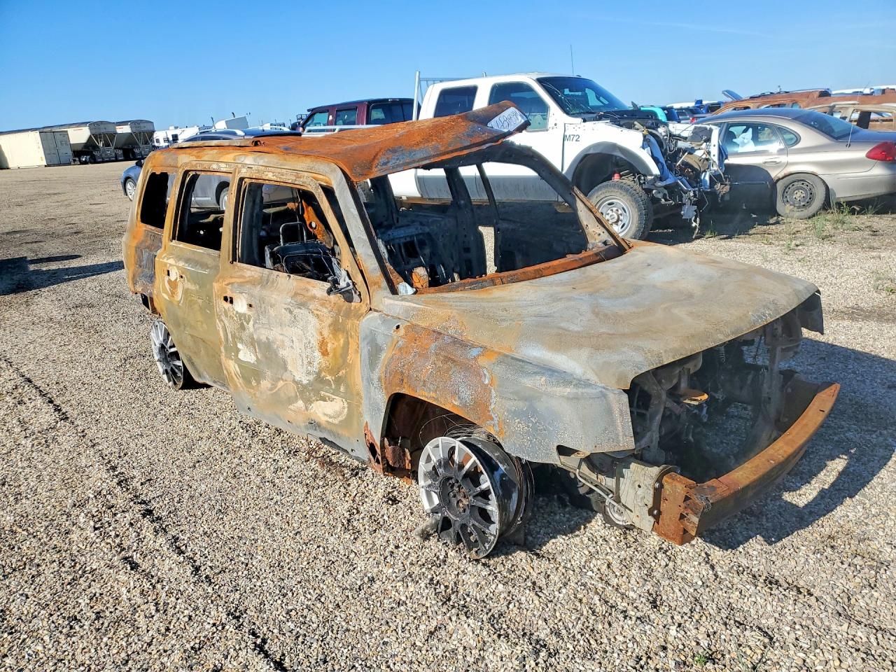 2014 Jeep Patriot Burn vin: 1C4NJRAB0ED518973