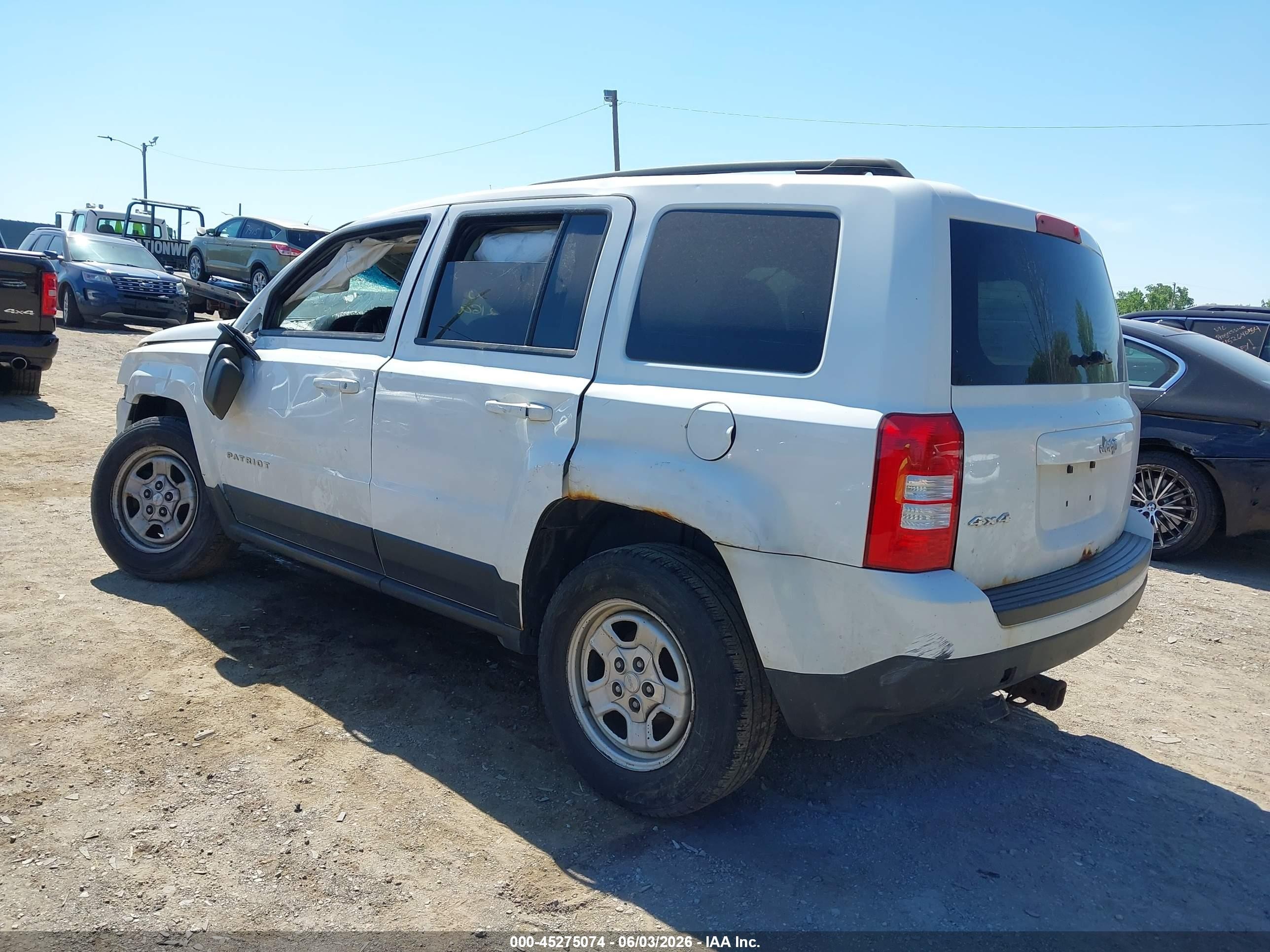 2012 Jeep Patriot Sport/north White vin: 1C4NJRAB1CD663016
