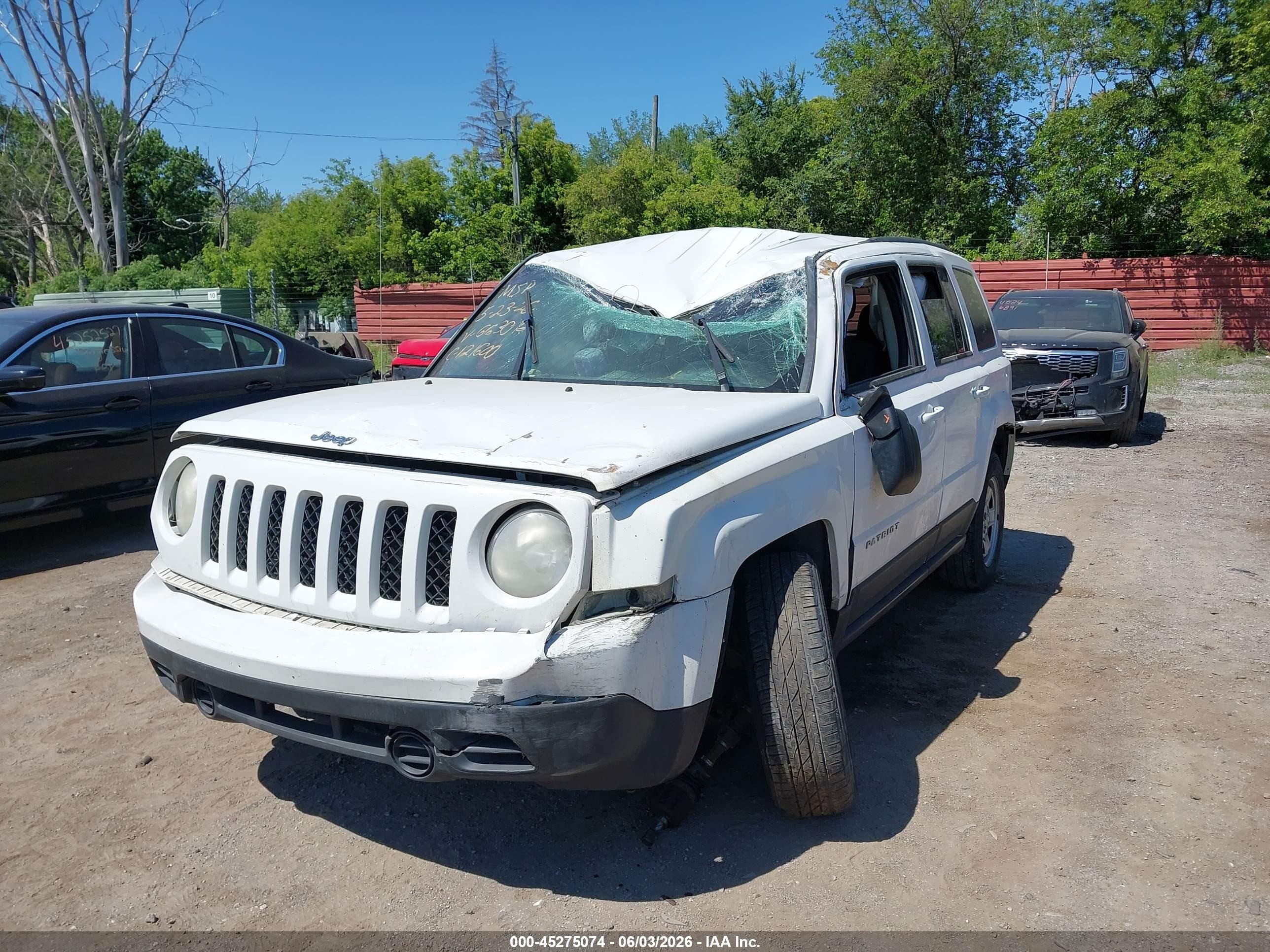 2012 Jeep Patriot Sport/north White vin: 1C4NJRAB1CD663016
