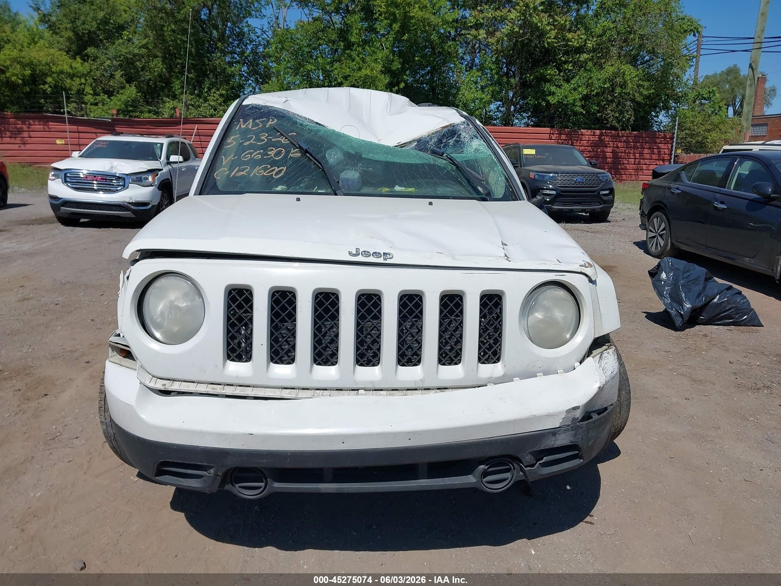 2012 Jeep Patriot Sport/north White vin: 1C4NJRAB1CD663016