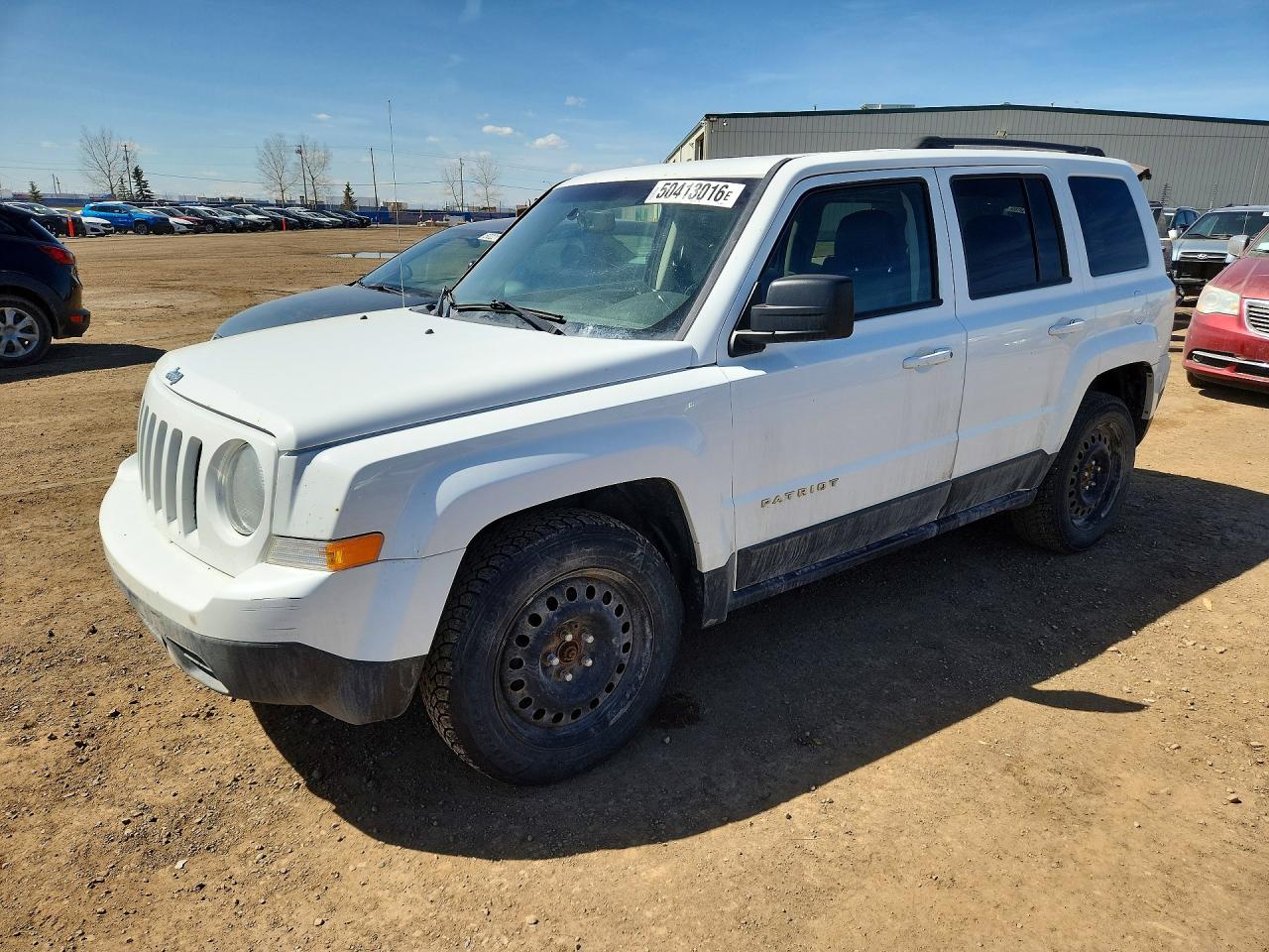 2015 Jeep Patriot White vin: 1C4NJRAB3FD393873