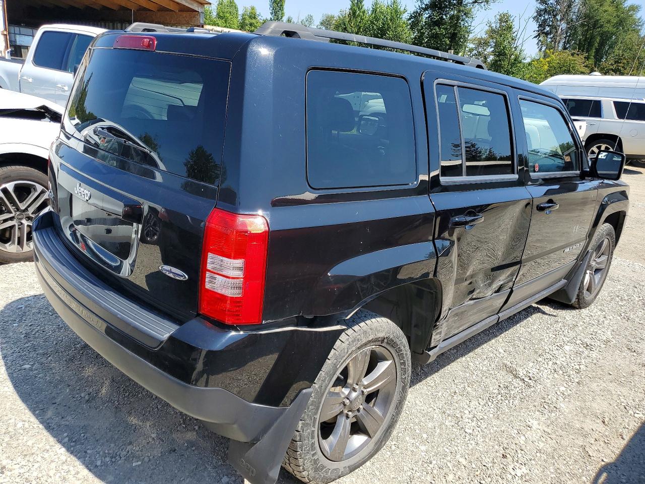 2015 Jeep Patriot Black vin: 1C4NJRAB4FD312587