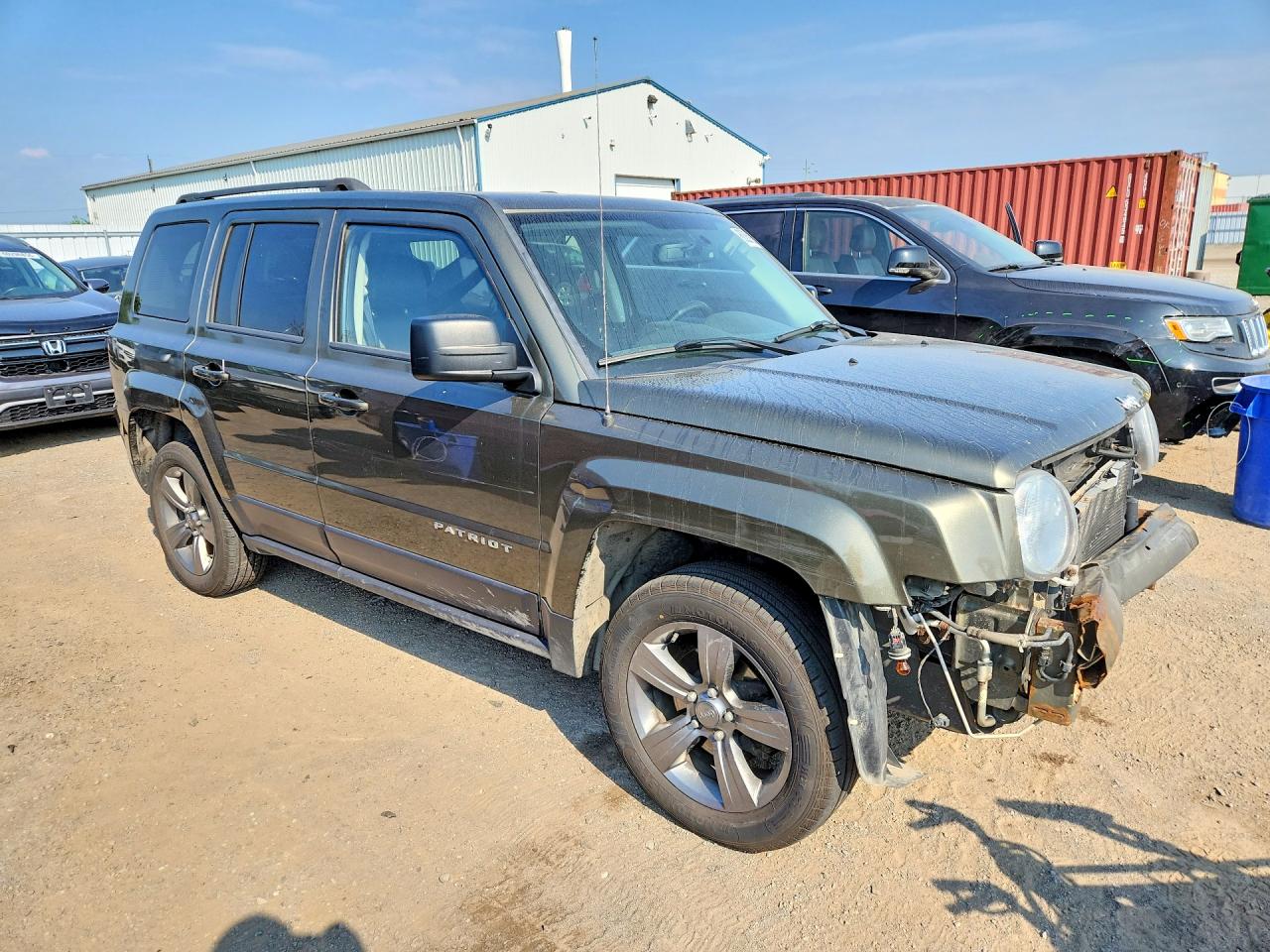 2015 Jeep Patriot Зеленый vin: 1C4NJRAB7FD347348