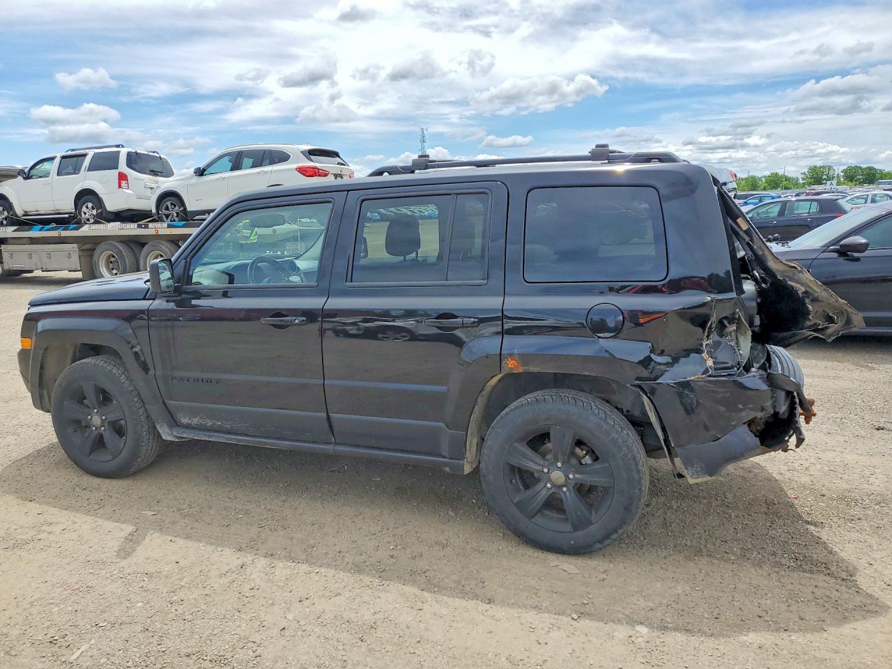 2015 Jeep Patriot Black vin: 1C4NJRAB8FD393965