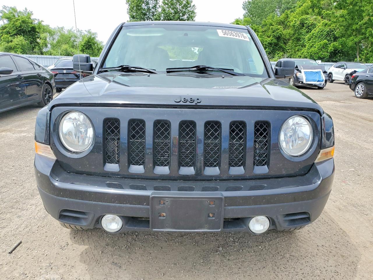 2015 Jeep Patriot Black vin: 1C4NJRAB8FD393965