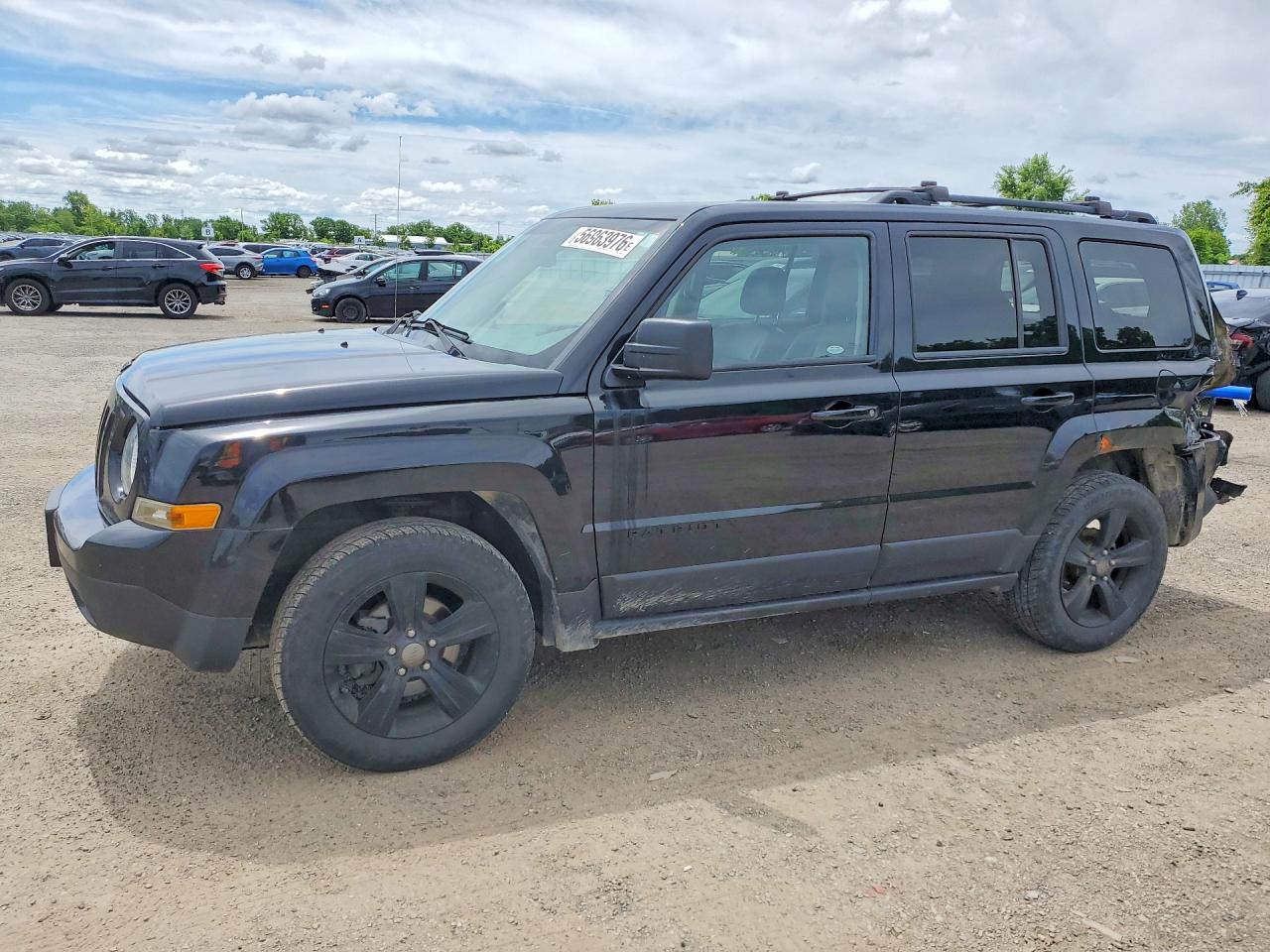 2015 Jeep Patriot Black vin: 1C4NJRAB8FD393965