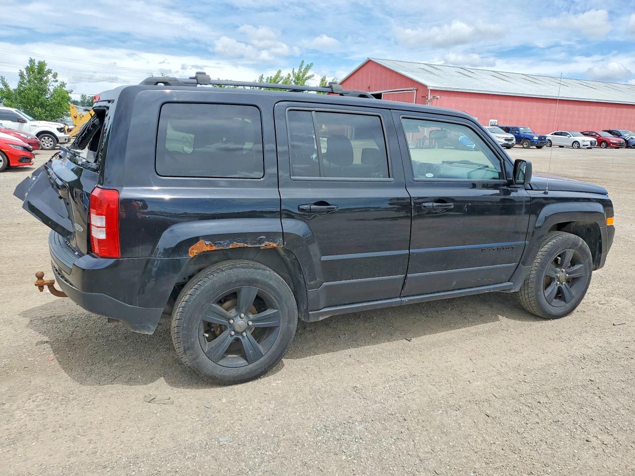 2015 Jeep Patriot Black vin: 1C4NJRAB8FD393965