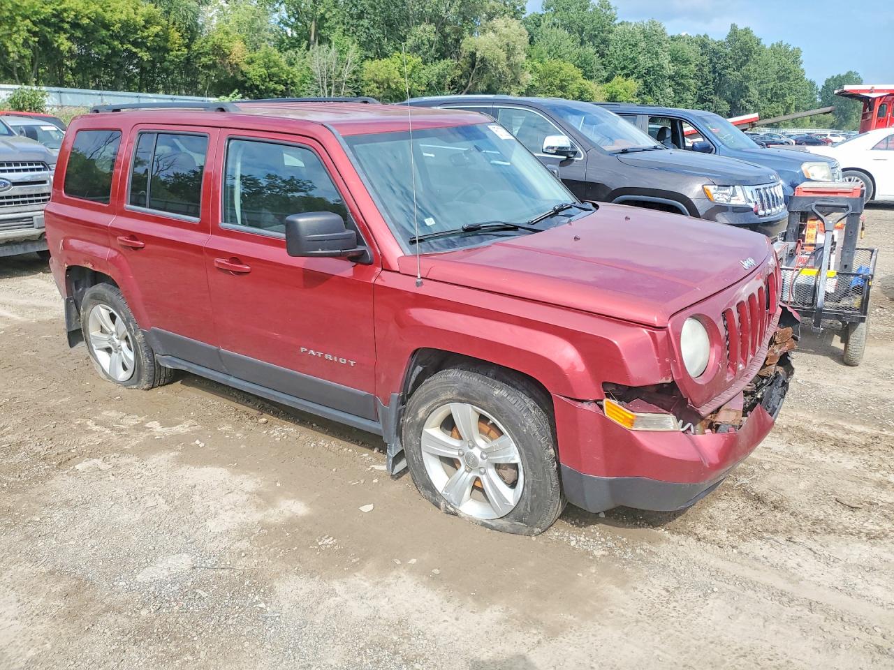 2012 Jeep Patriot Red vin: 1C4NJRABXCD648000