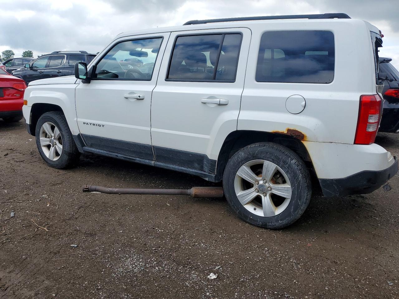 2012 Jeep Patriot White vin: 1C4NJRABXCD648255