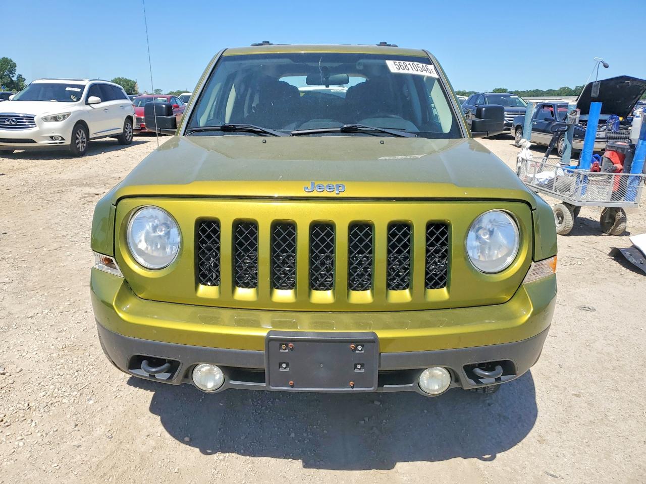 2012 Jeep Patriot Sport Зеленый vin: 1C4NJRBB0CD554772