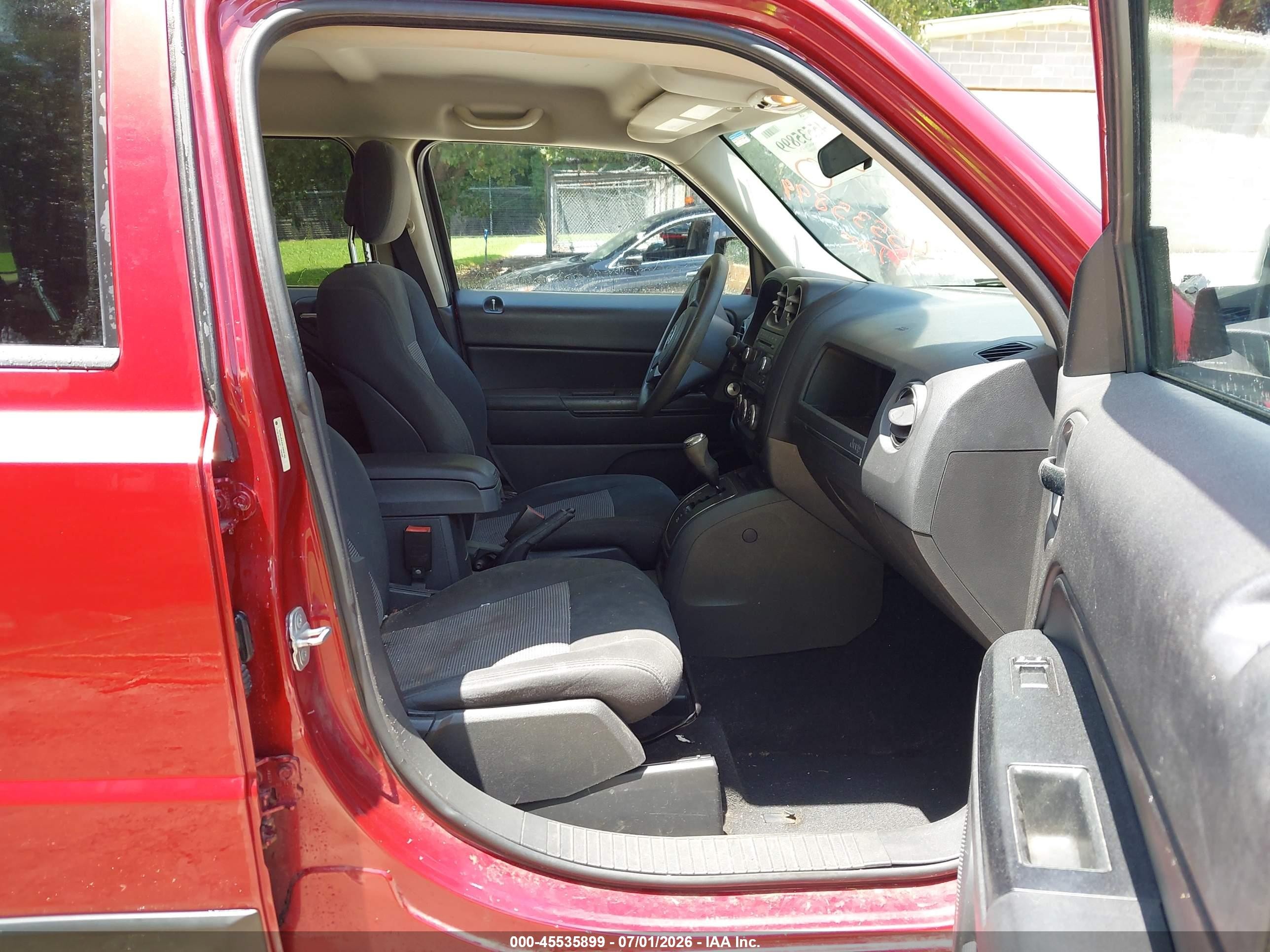 2012 Jeep Patriot Sport Red vin: 1C4NJRBB0CD608782