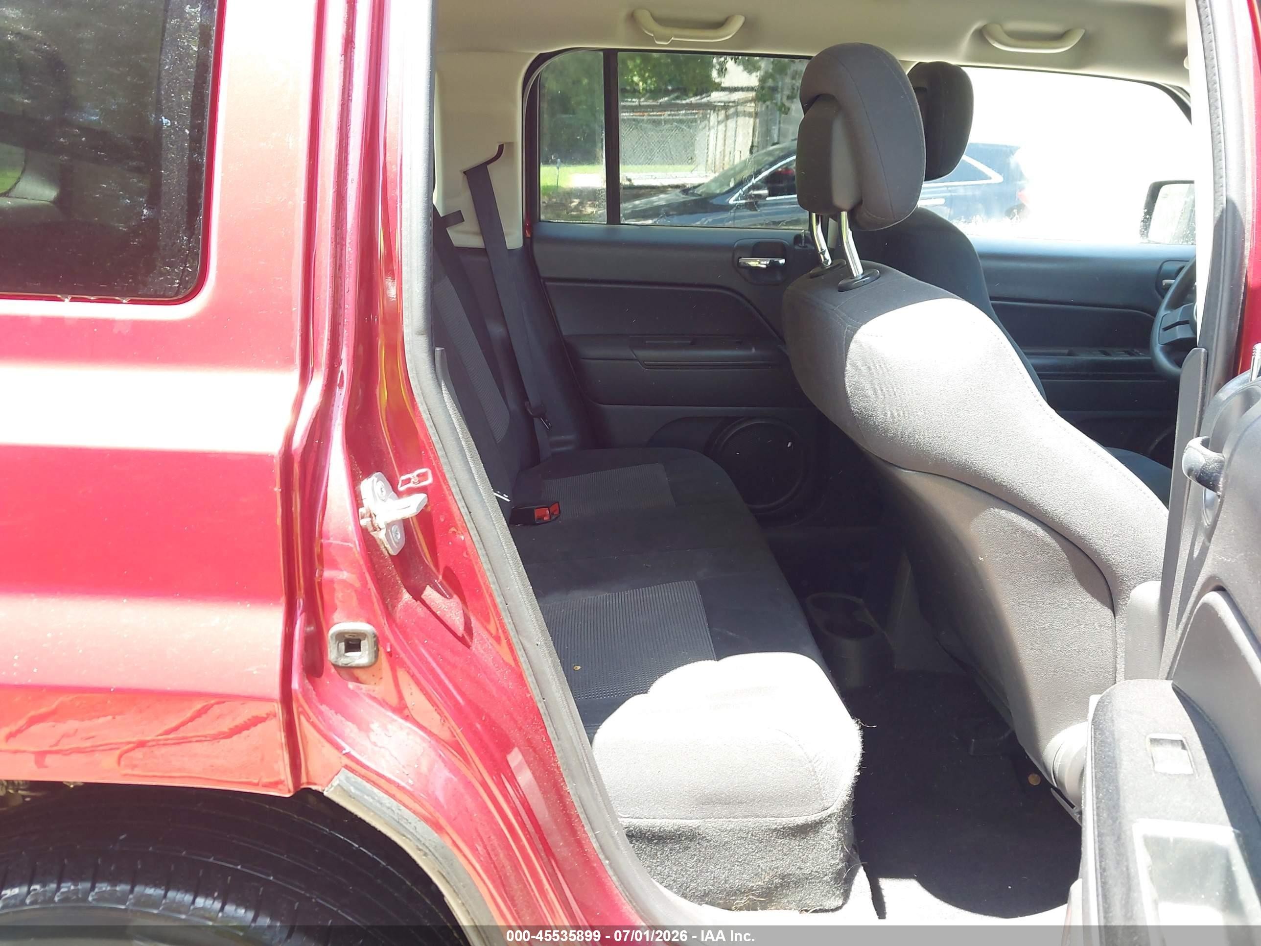 2012 Jeep Patriot Sport Red vin: 1C4NJRBB0CD608782