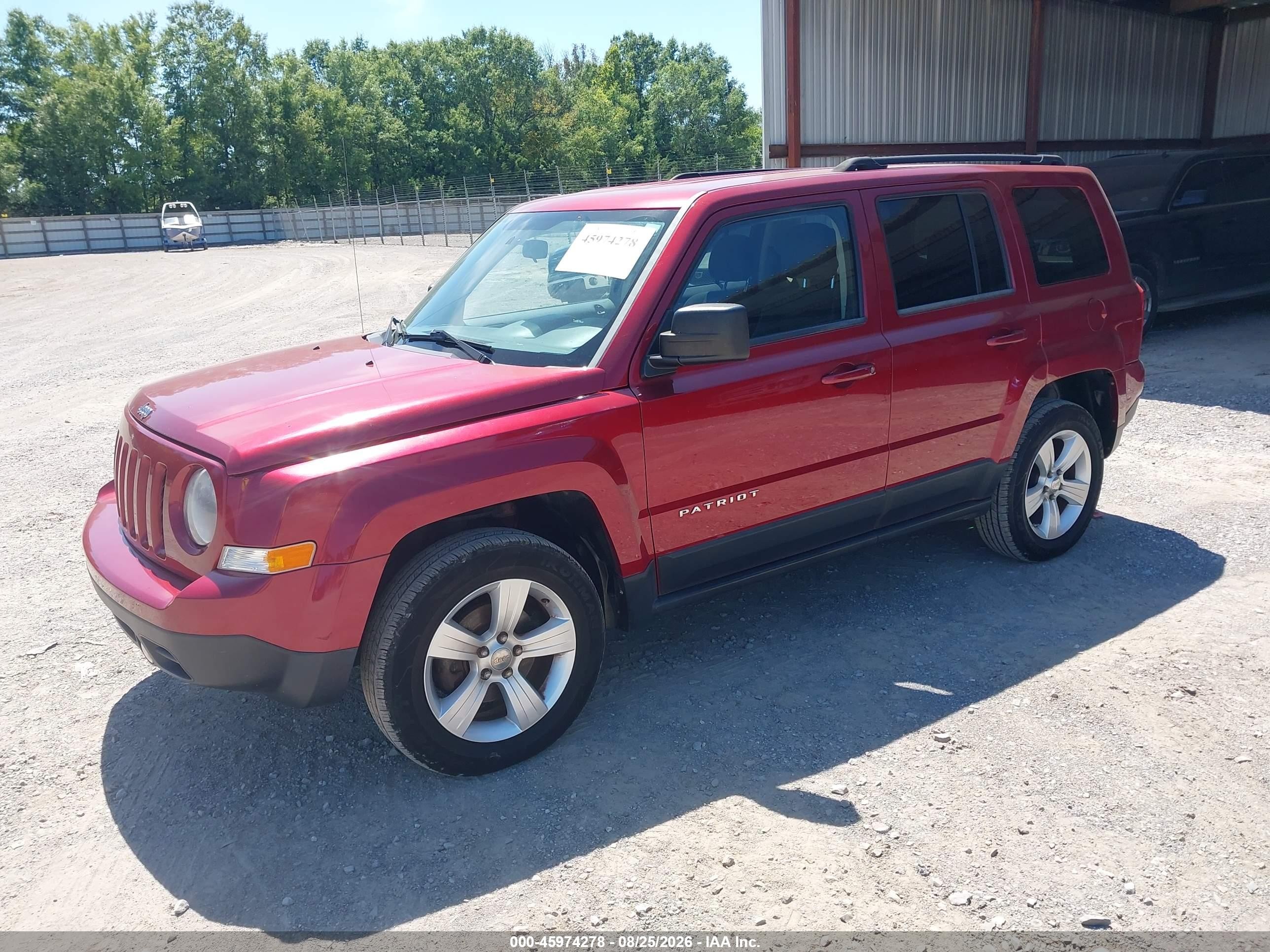 2012 Jeep Patriot Sport Красный vin: 1C4NJRBB0CD608782