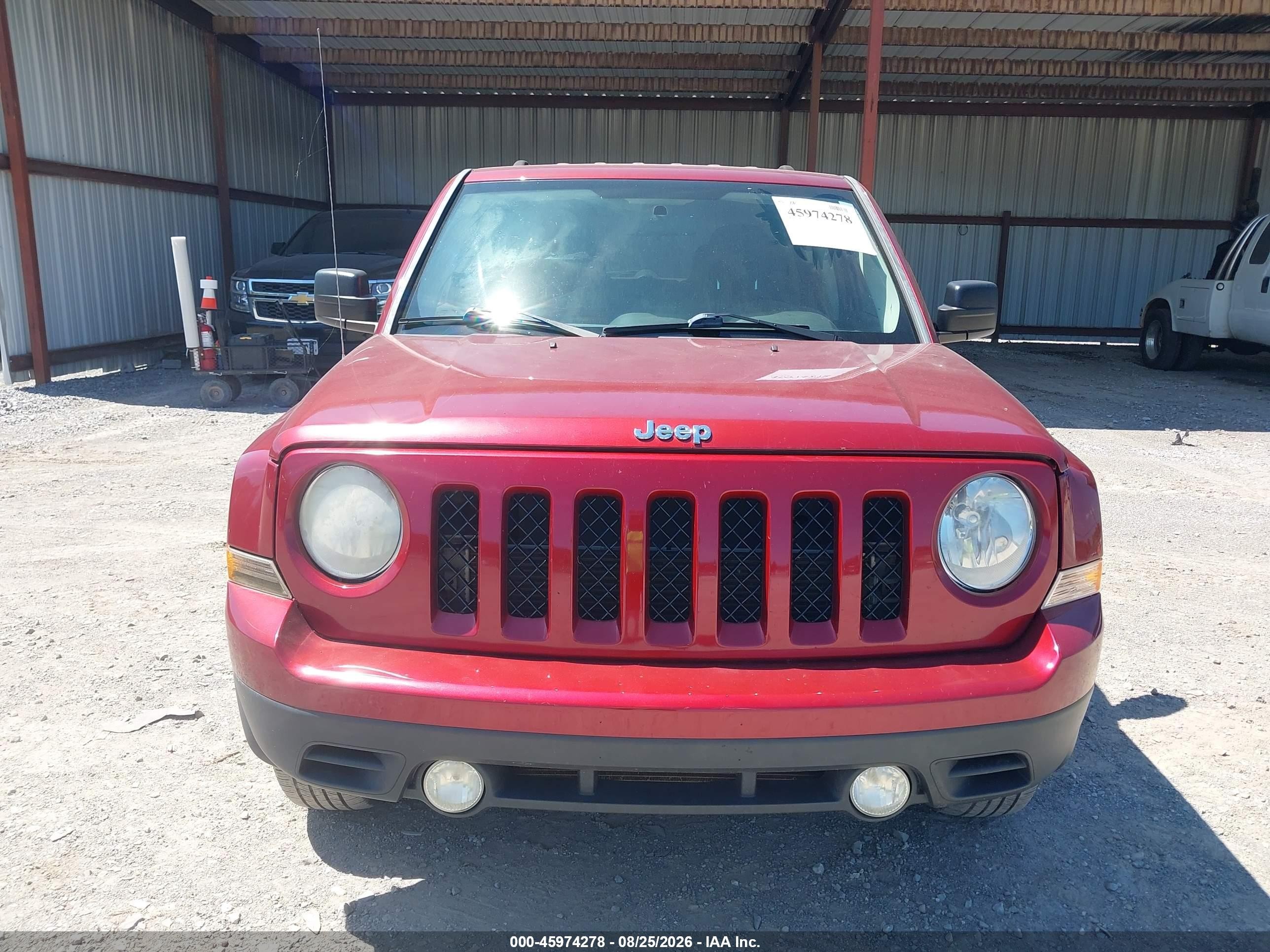 2012 Jeep Patriot Sport Красный vin: 1C4NJRBB0CD608782