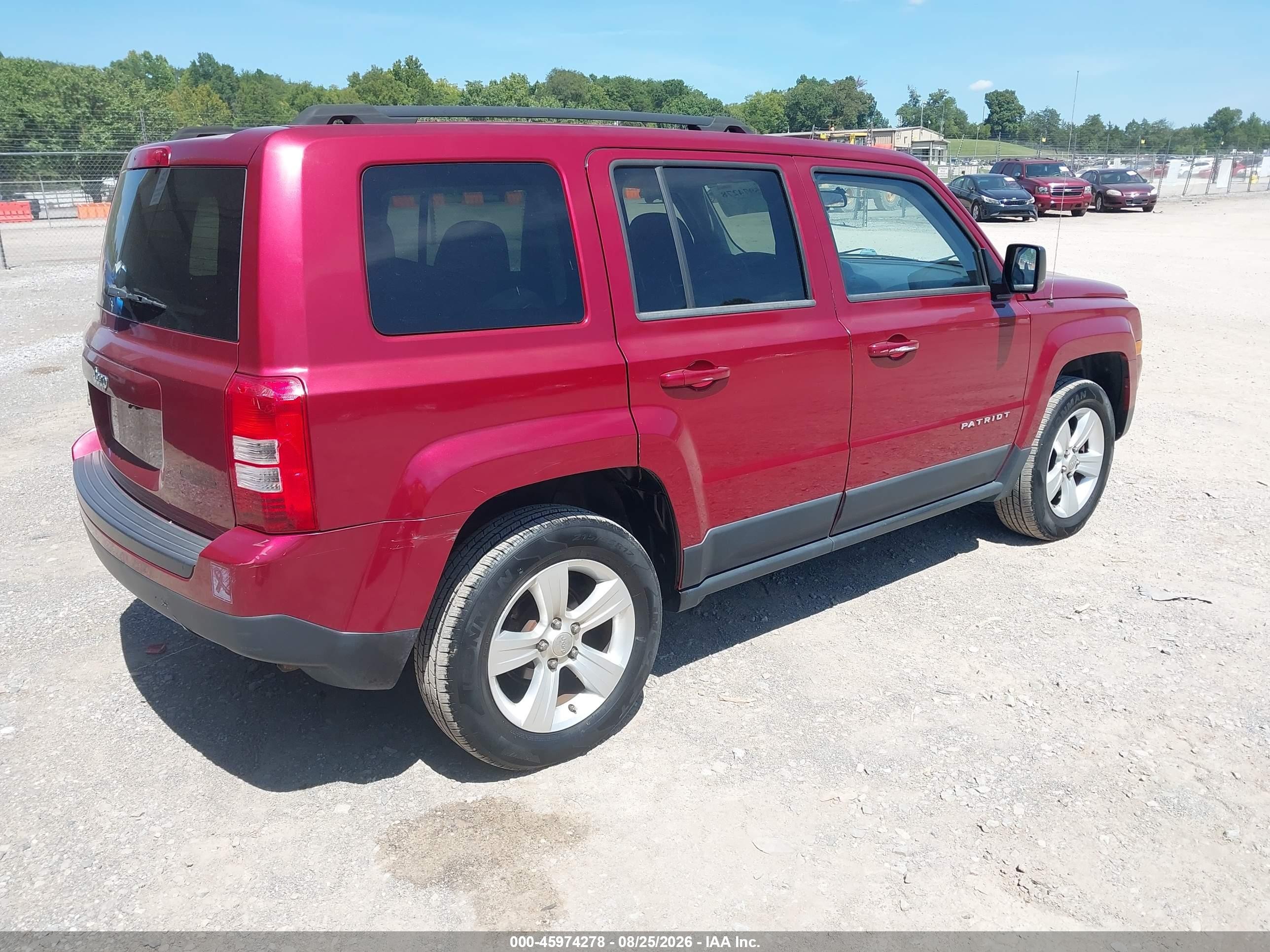 2012 Jeep Patriot Sport Красный vin: 1C4NJRBB0CD608782