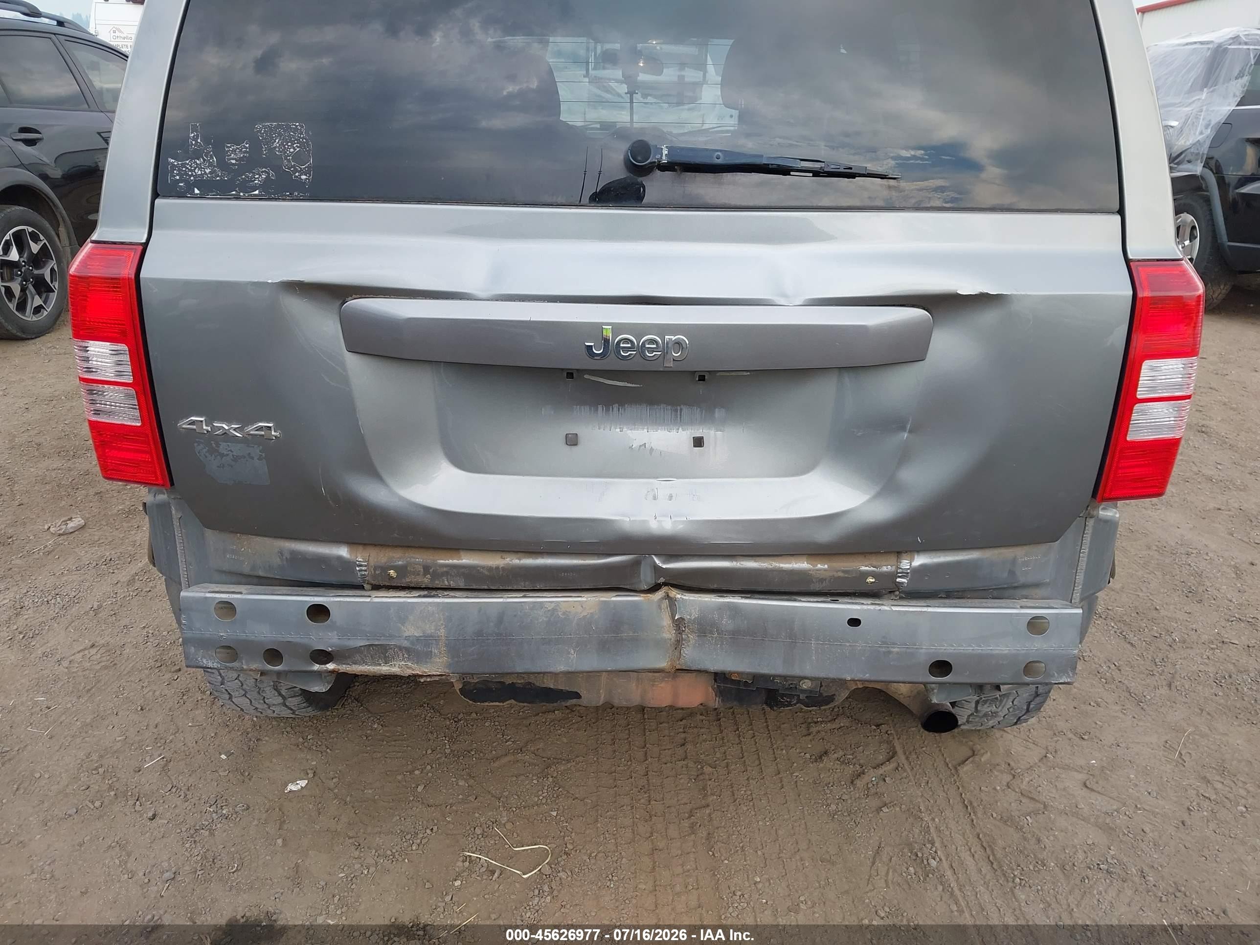 2014 Jeep Patriot Sport Gray vin: 1C4NJRBB0ED506675