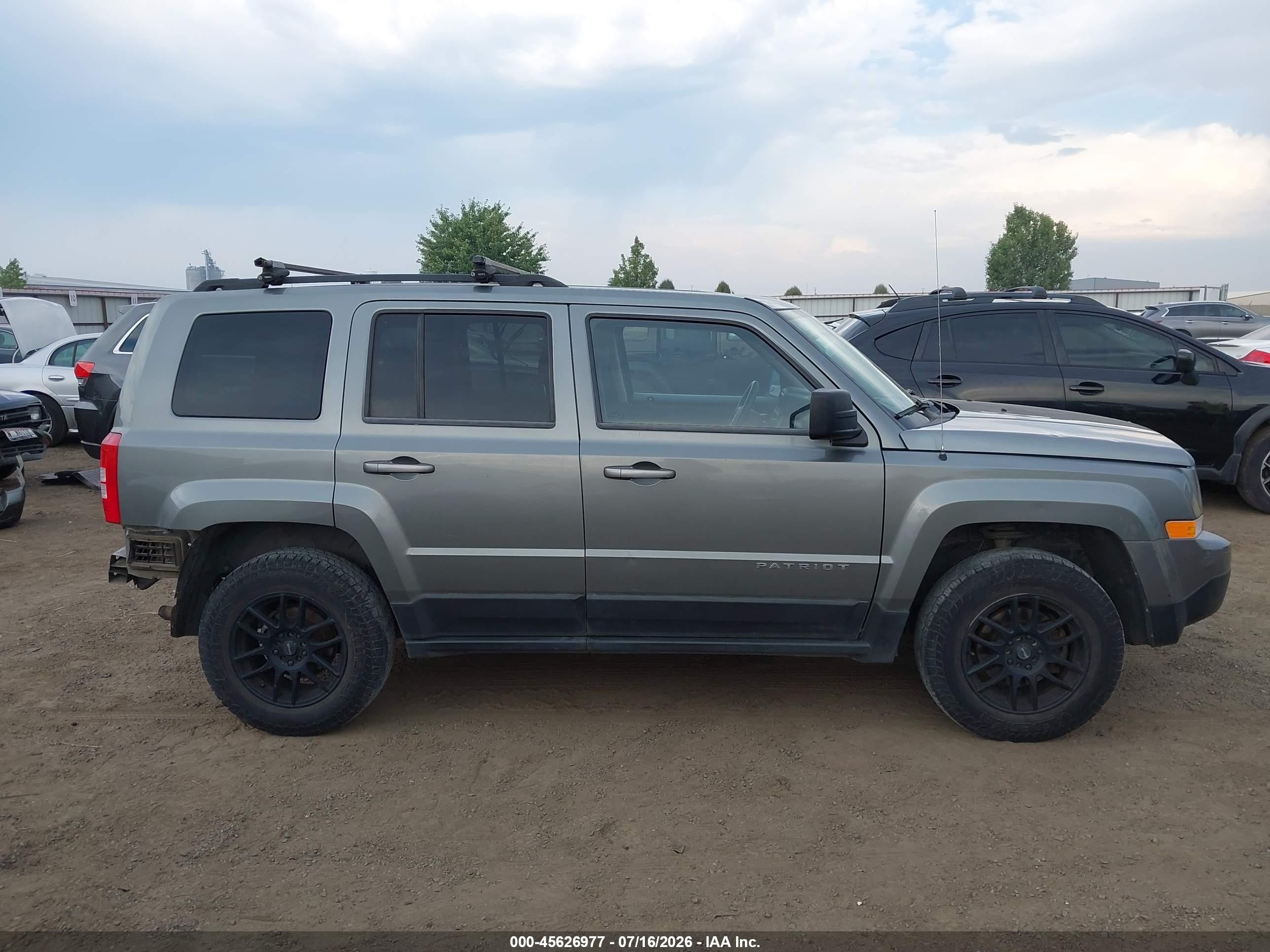 2014 Jeep Patriot Sport Gray vin: 1C4NJRBB0ED506675