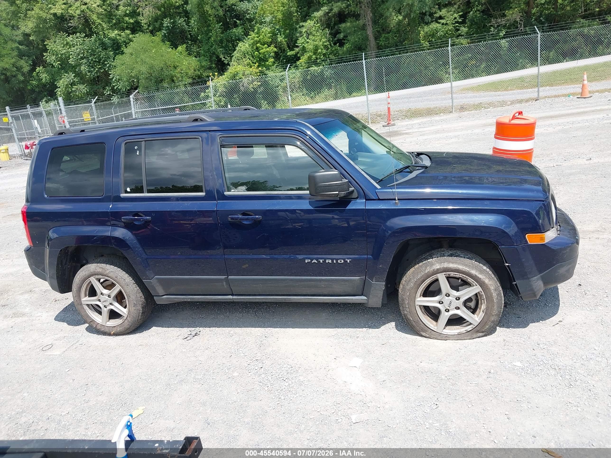 2014 Jeep Patriot Sport Dark Blue vin: 1C4NJRBB0ED591369